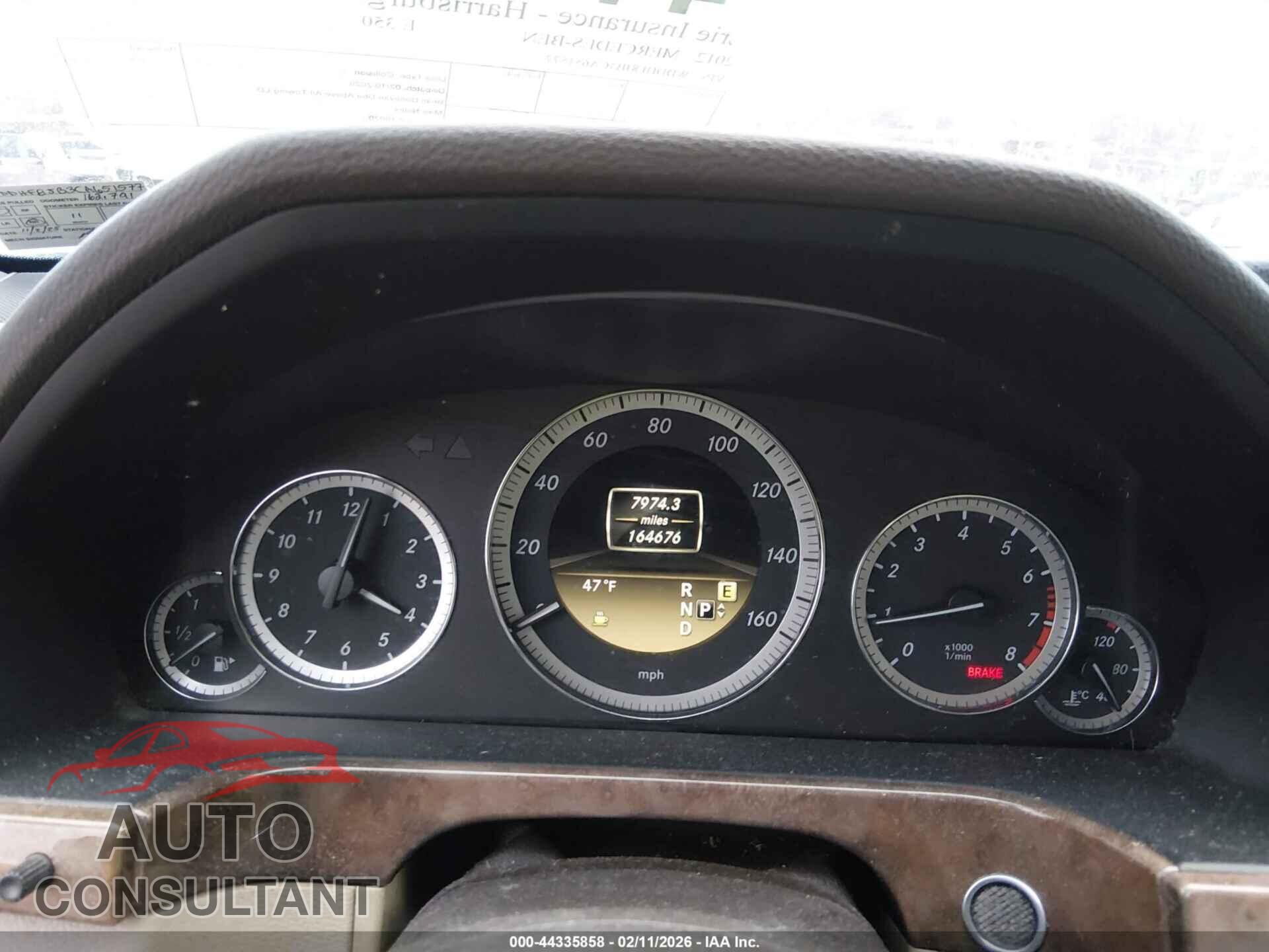 MERCEDES-BENZ E 350 2012 - WDDHF8JB3CA651577