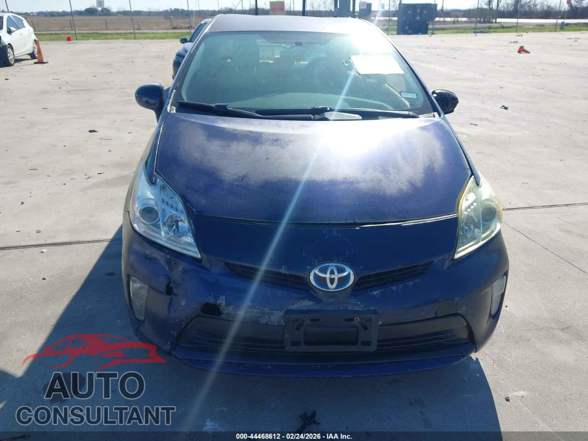 TOYOTA PRIUS 2012 - JTDKN3DUXC1550135