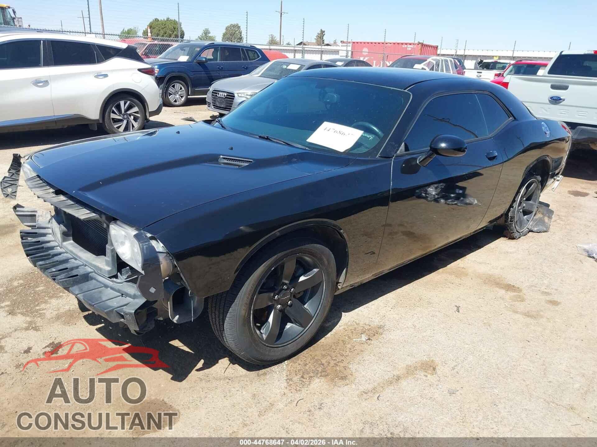 DODGE CHALLENGER 2013 - 2C3CDYAG6DH511973