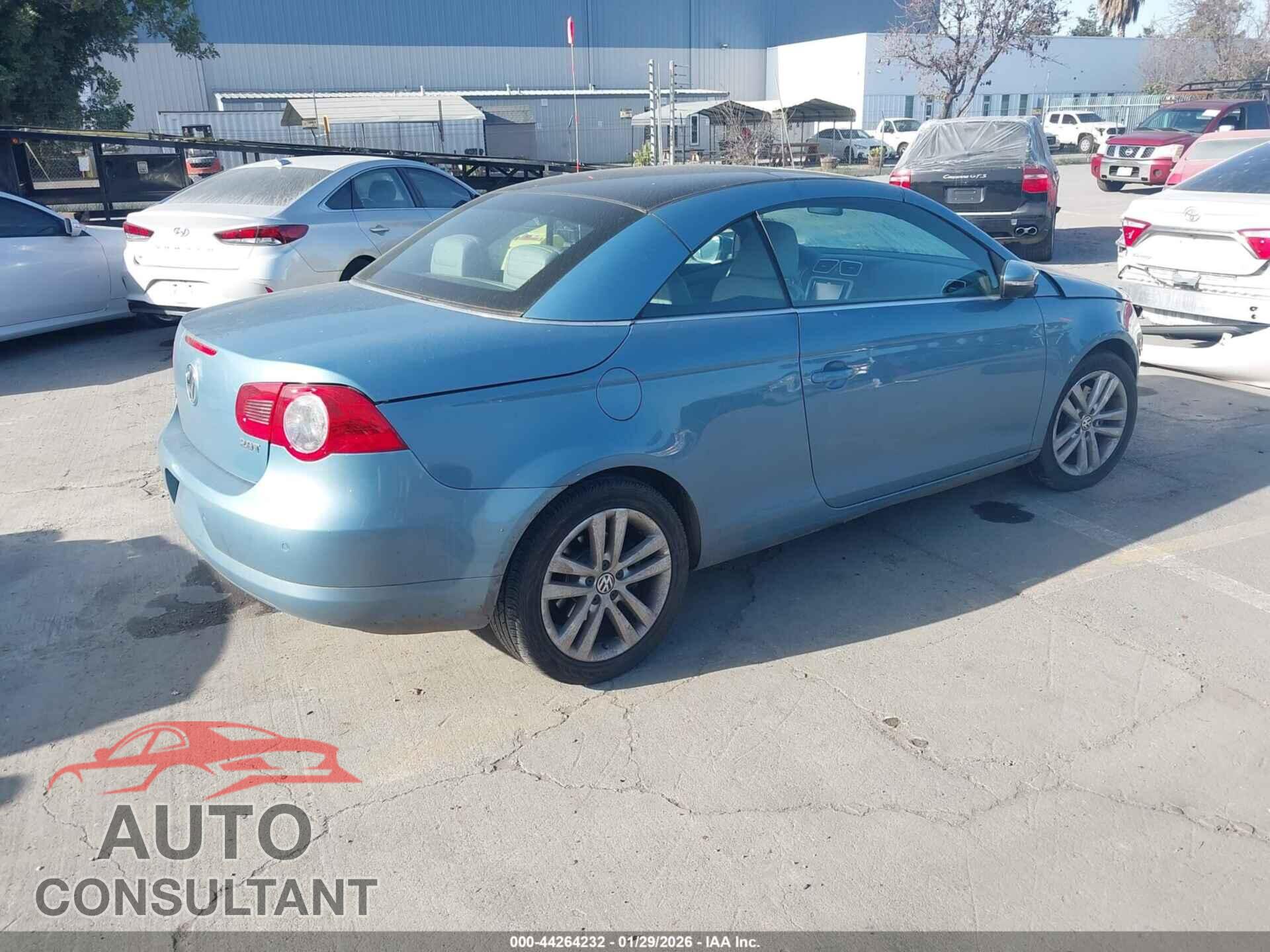 VOLKSWAGEN EOS 2009 - WVWBA71F49V015702