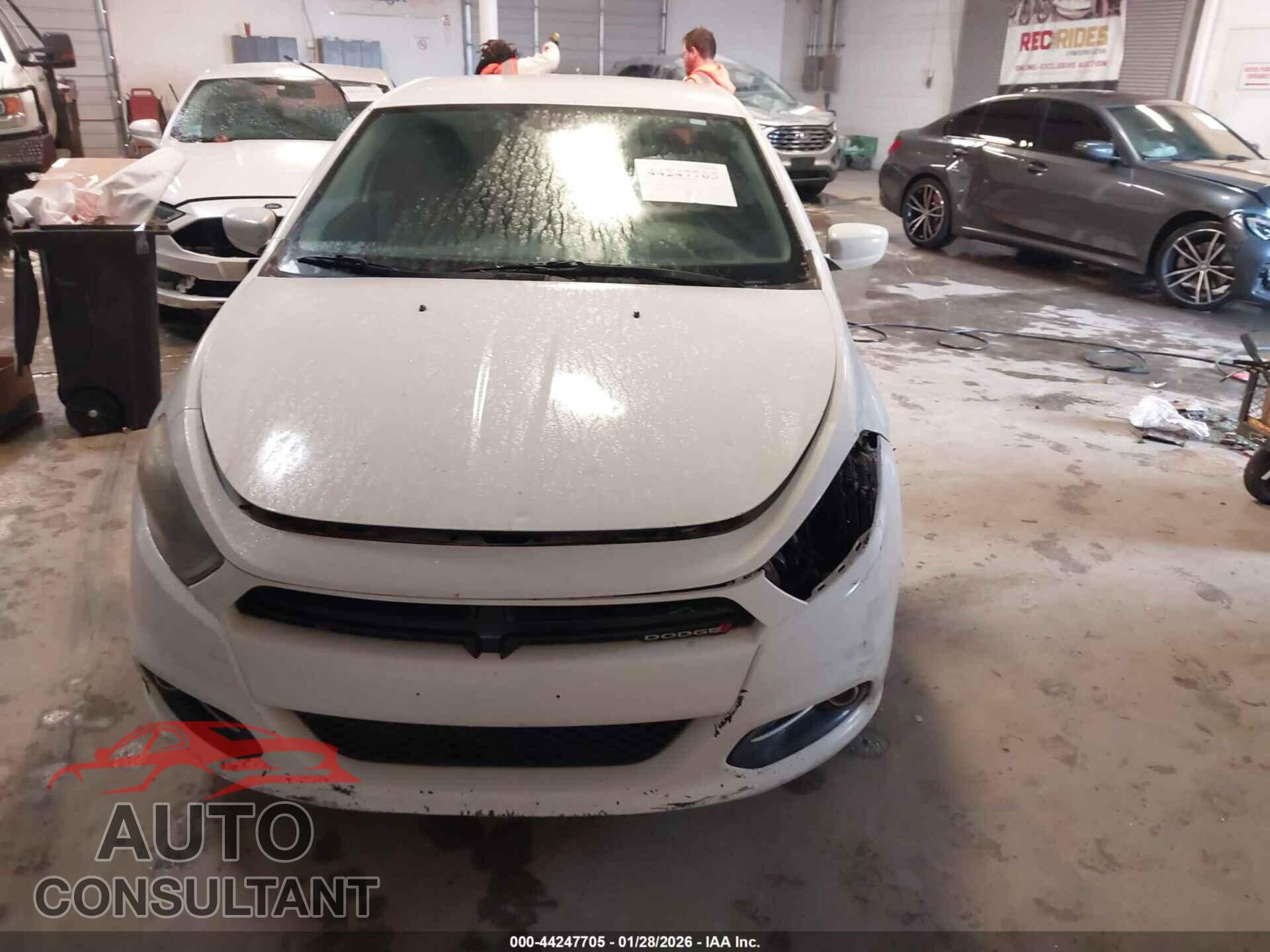 DODGE DART 2013 - 1C3CDFBA3DD312567