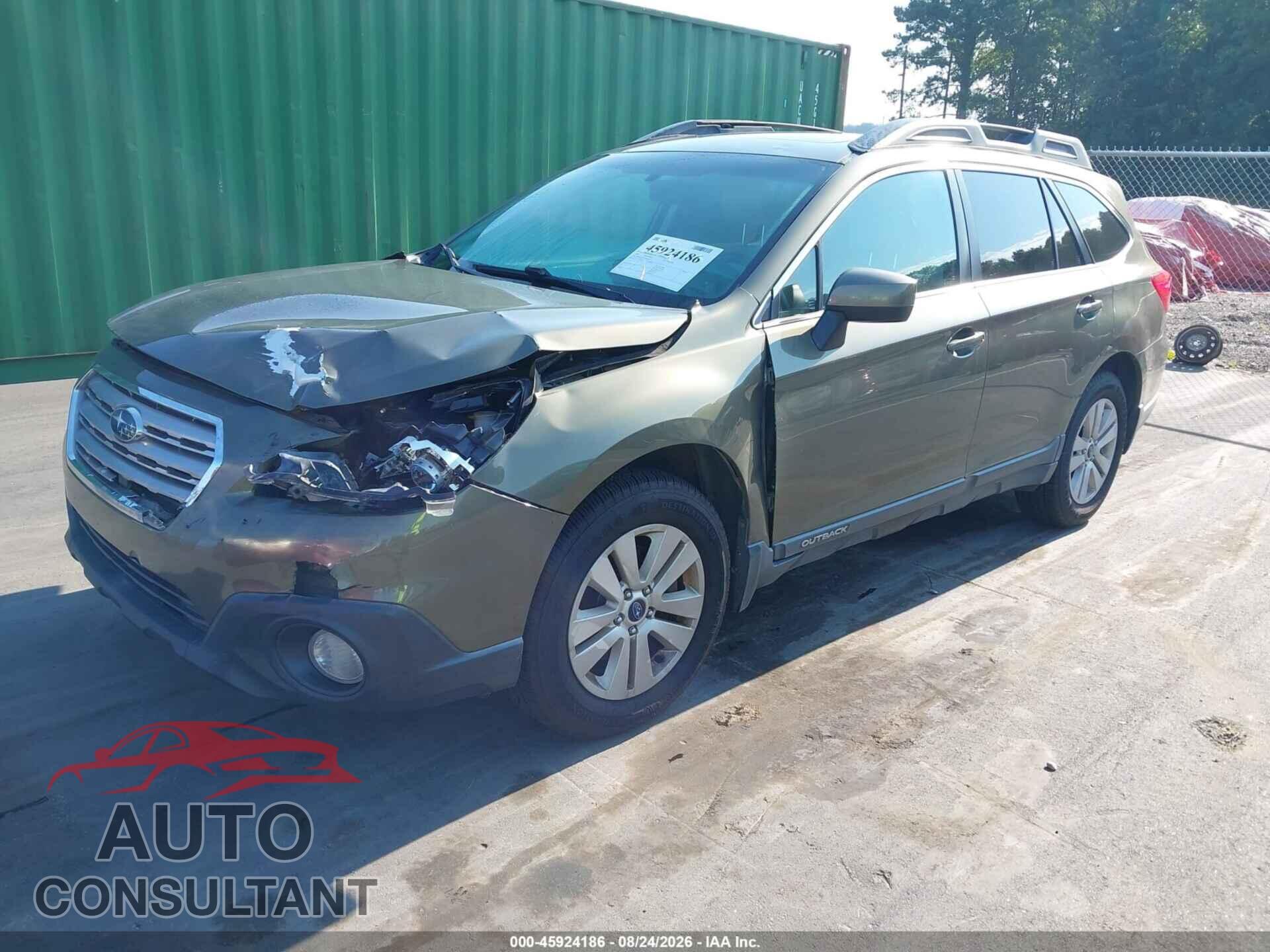 SUBARU OUTBACK 2015 - 4S4BSADC5F3260202