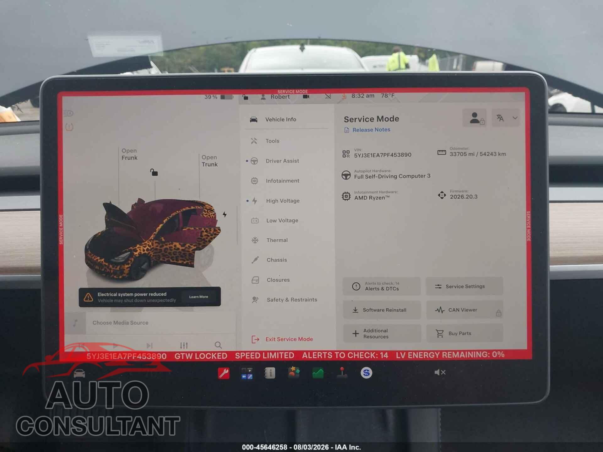 TESLA MODEL 3 2023 - 5YJ3E1EA7PF453890