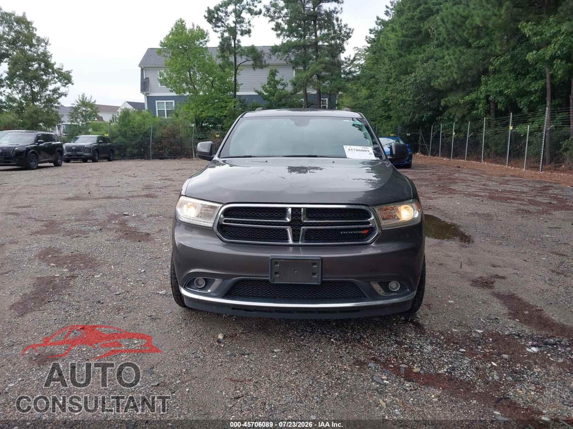 DODGE DURANGO 2017 - 1C4RDJAG2HC883686