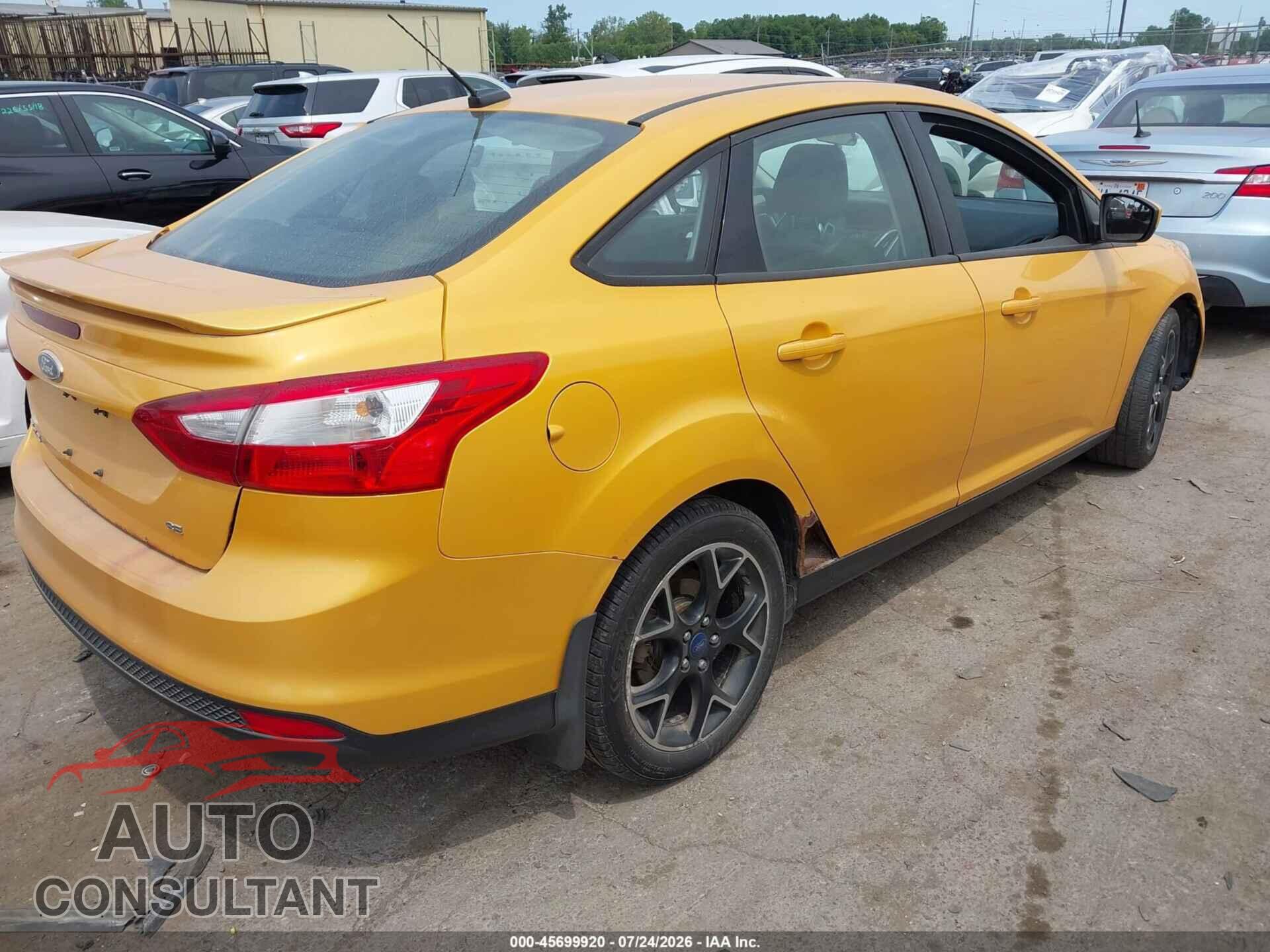 FORD FOCUS 2012 - 1FAHP3F2XCL183232