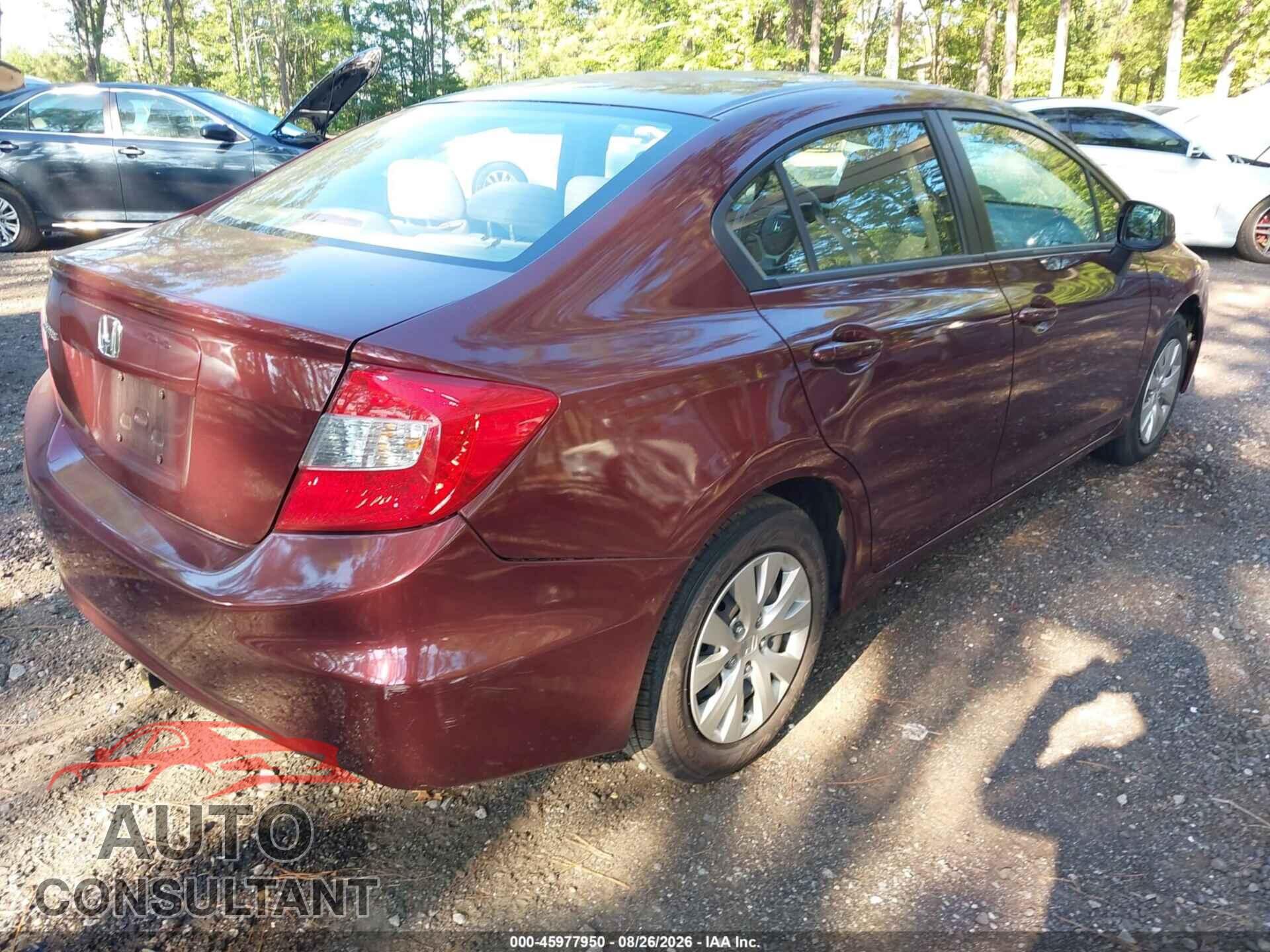 HONDA CIVIC 2012 - JHMFB2F57CS003603