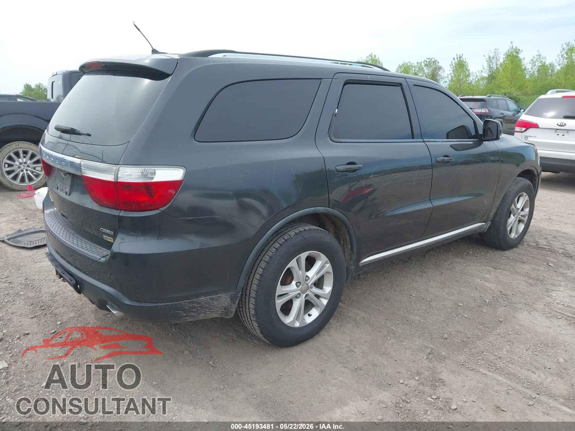 DODGE DURANGO 2011 - 1D4RE4GG2BC680121