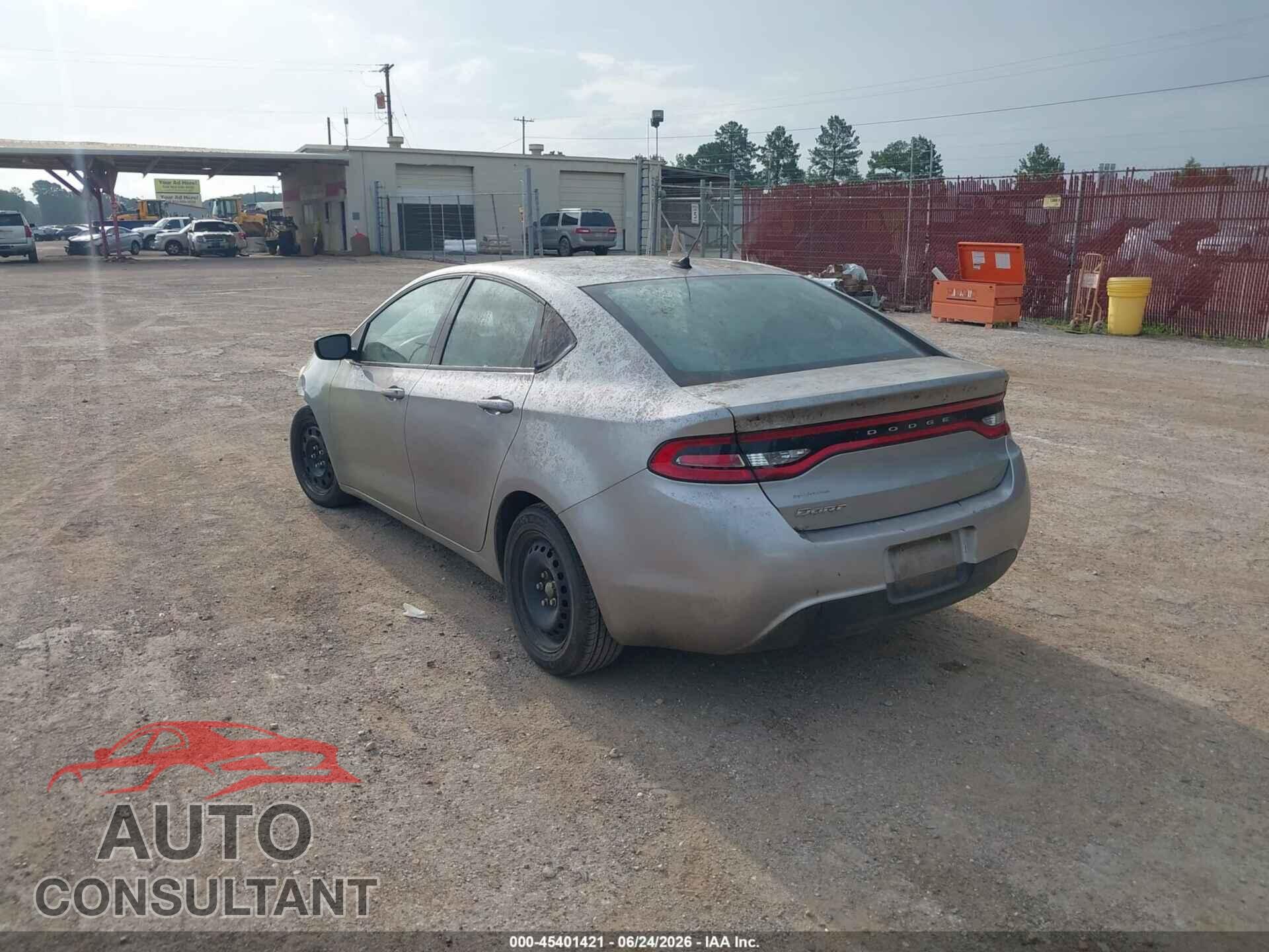 DODGE DART 2015 - 1C3CDFAA2FD224274
