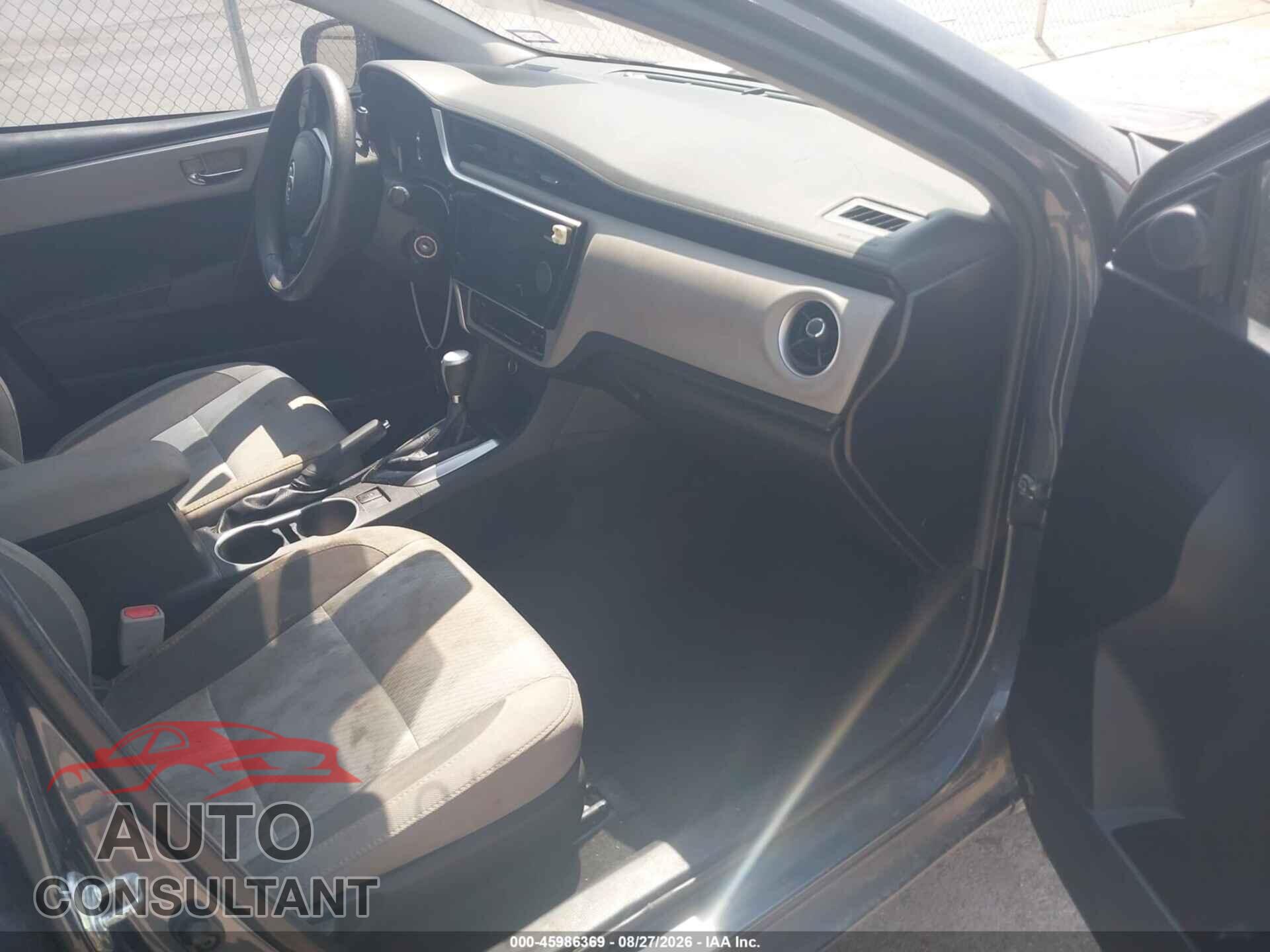 TOYOTA COROLLA 2017 - 2T1BURHE8HC827960