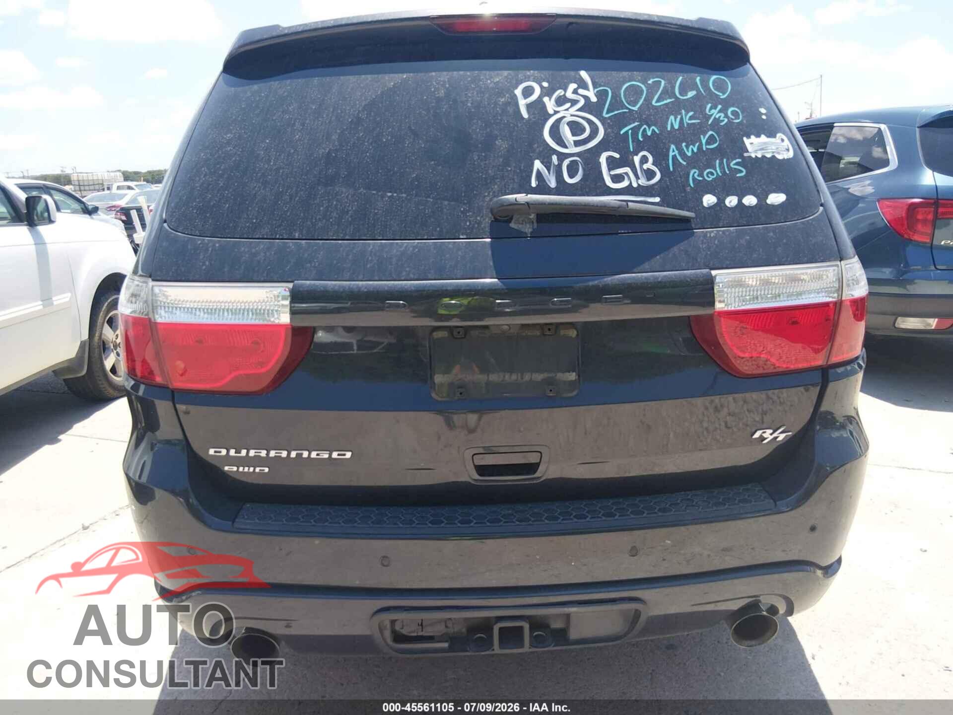 DODGE DURANGO 2012 - 1C4SDJCT0CC202610