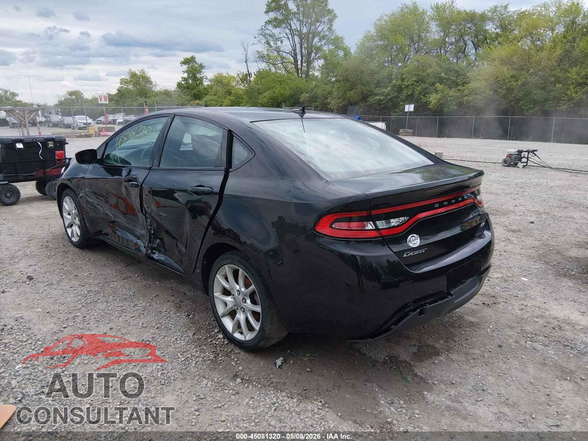 DODGE DART 2013 - 1C3CDFBA1DD159400