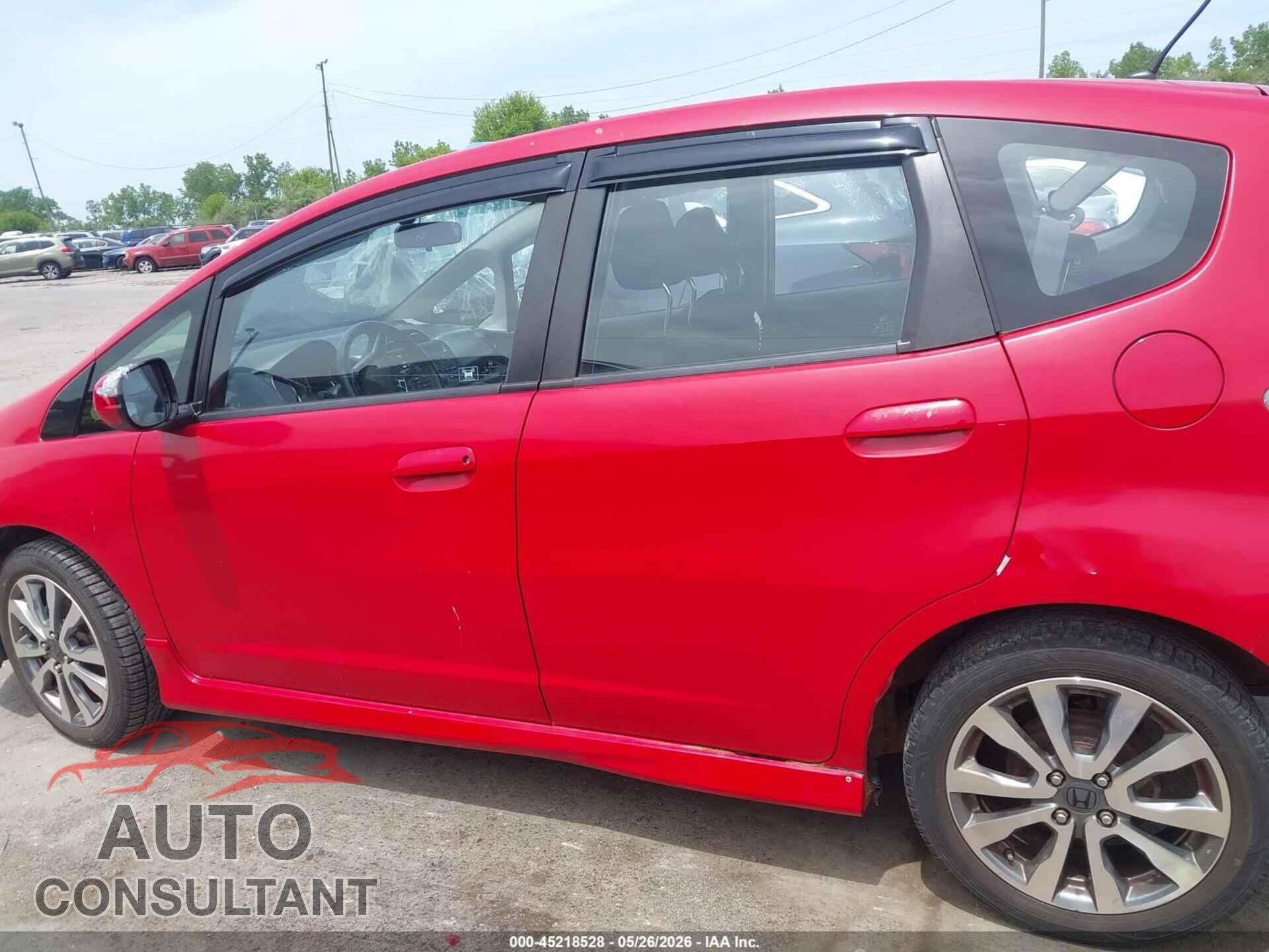 HONDA FIT 2012 - JHMGE8G52CC022597
