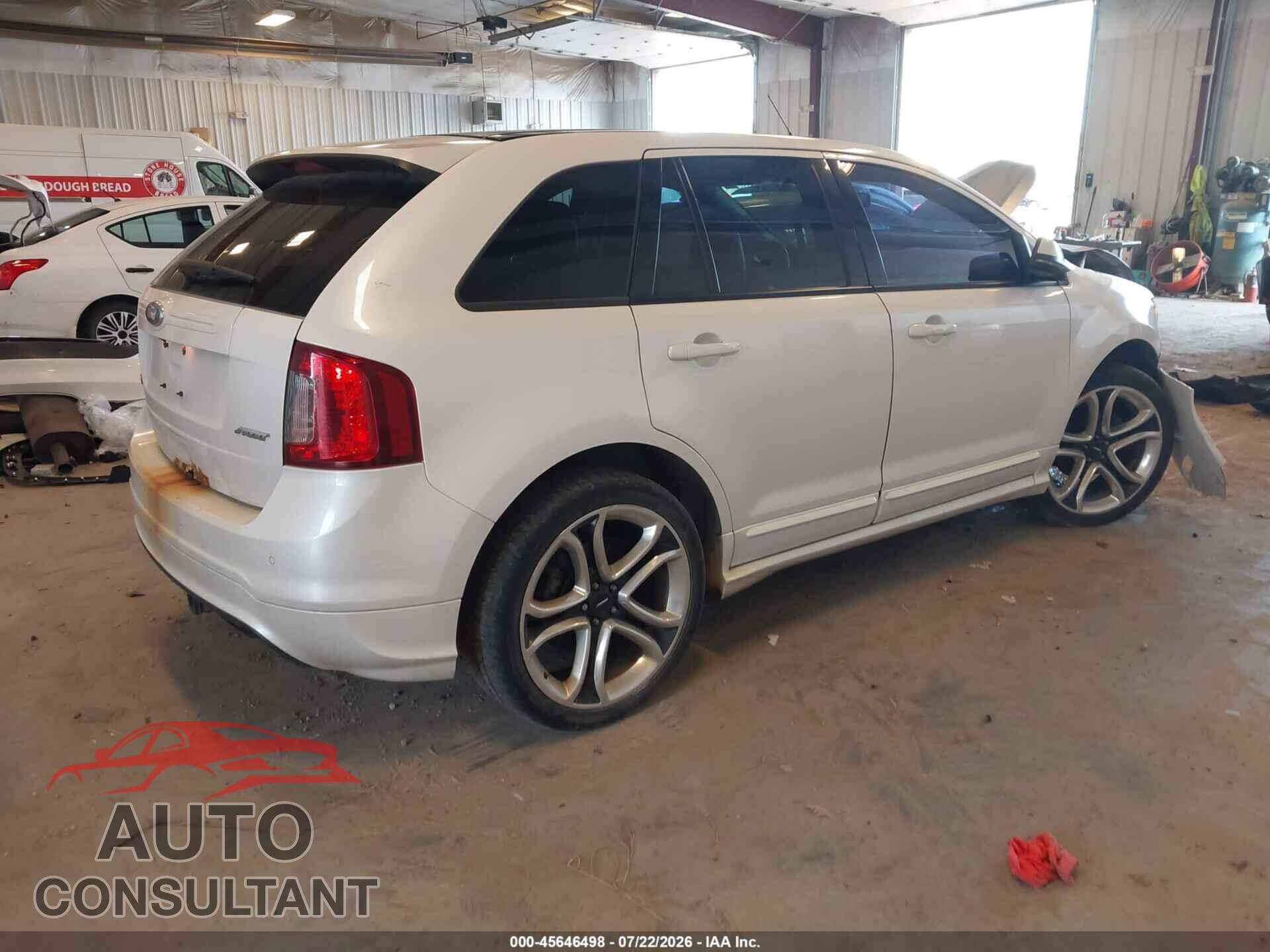 FORD EDGE 2012 - 2FMDK3AK1CBA36761