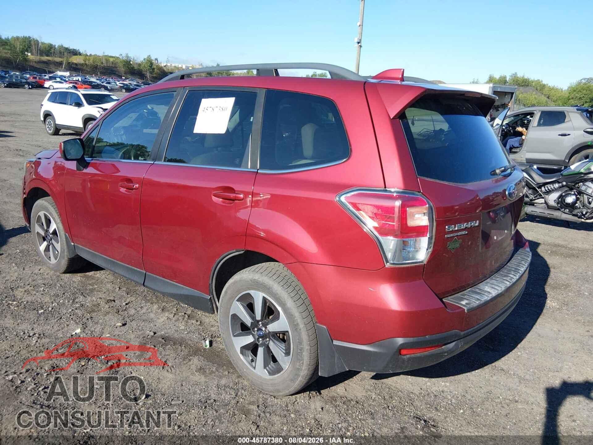 SUBARU FORESTER 2017 - JF2SJALC1HH804775