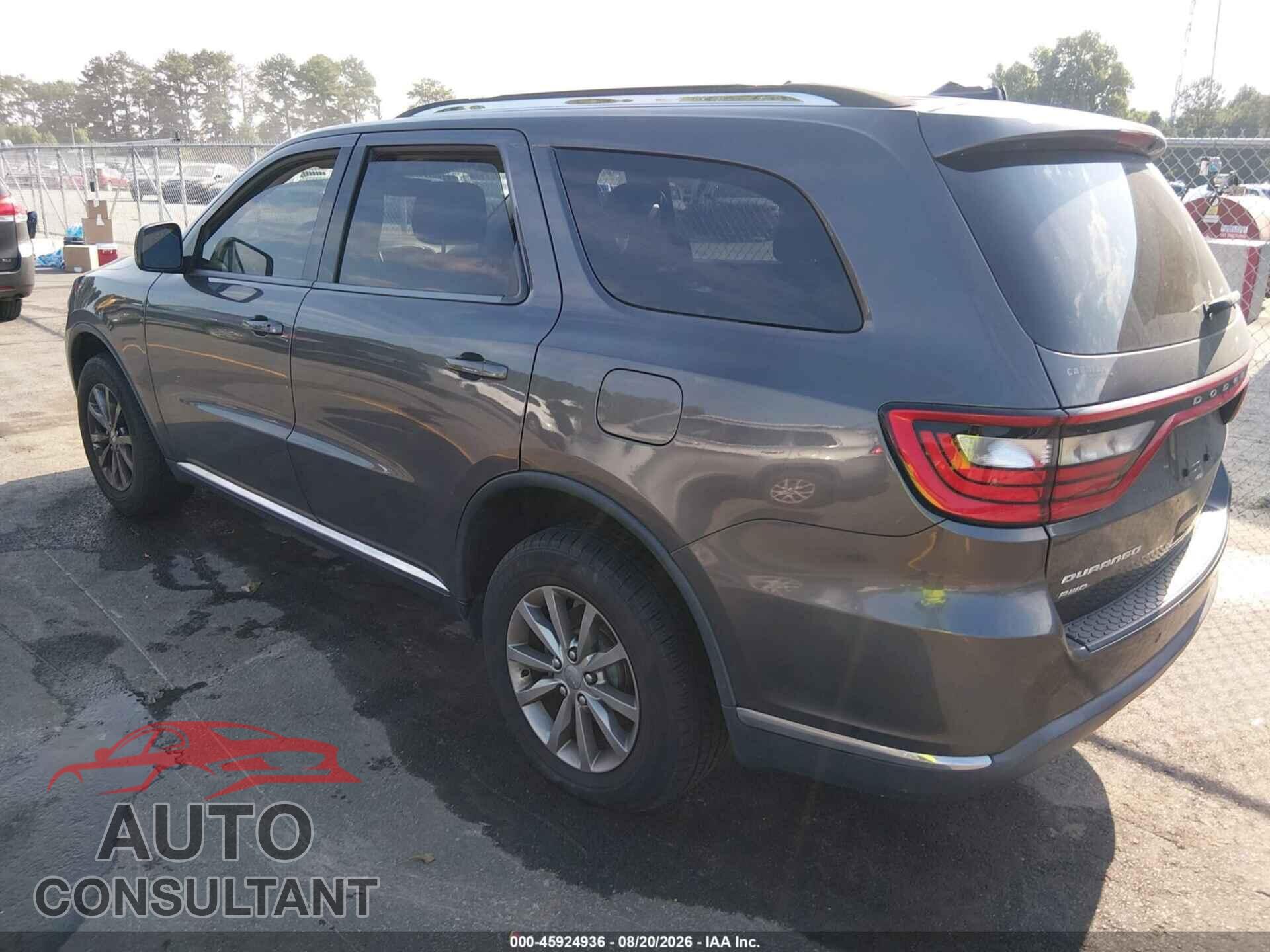 DODGE DURANGO 2017 - 1C4RDJAG7HC850845
