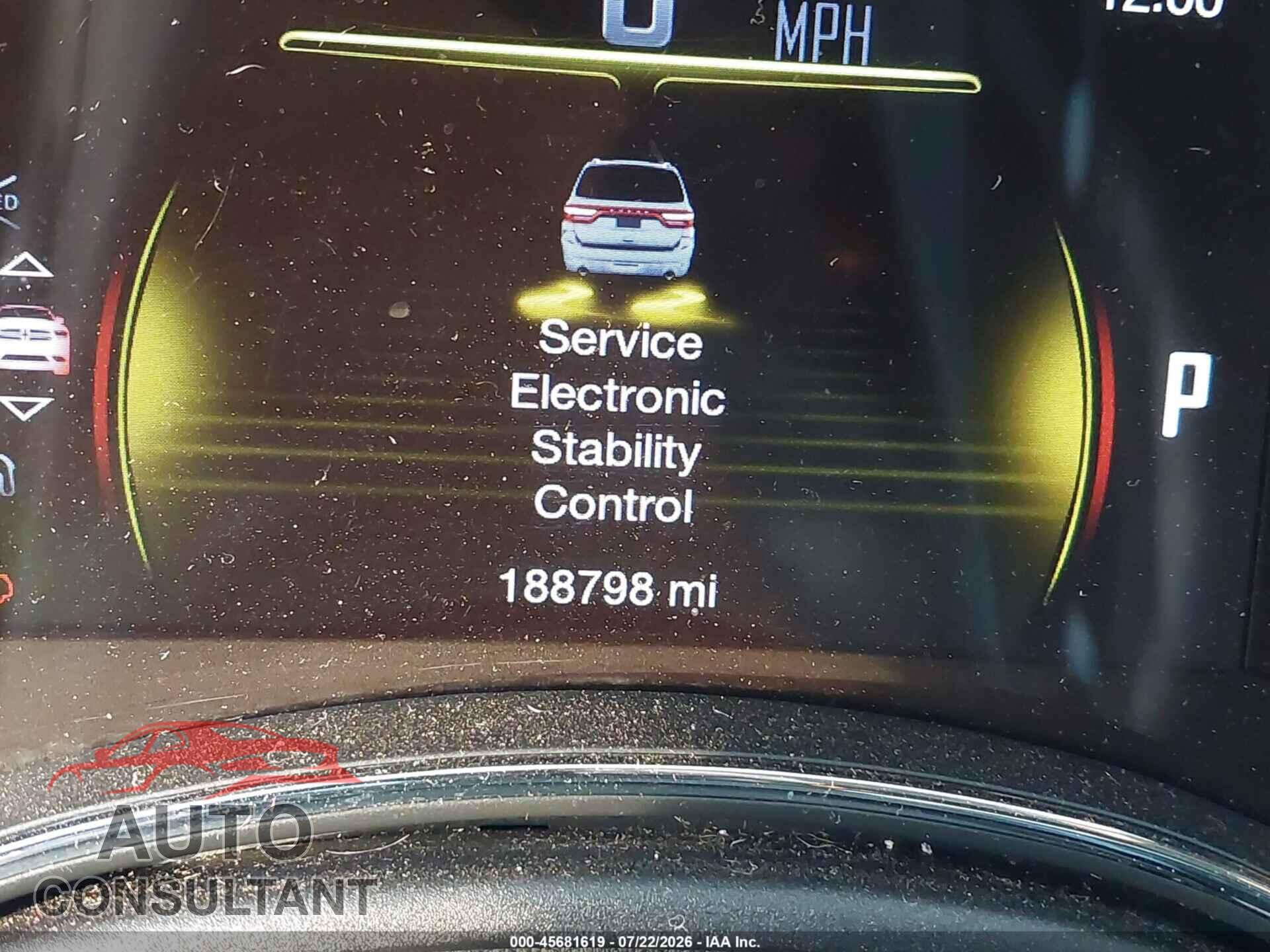 DODGE DURANGO 2016 - 1C4RDJDG3GC455782