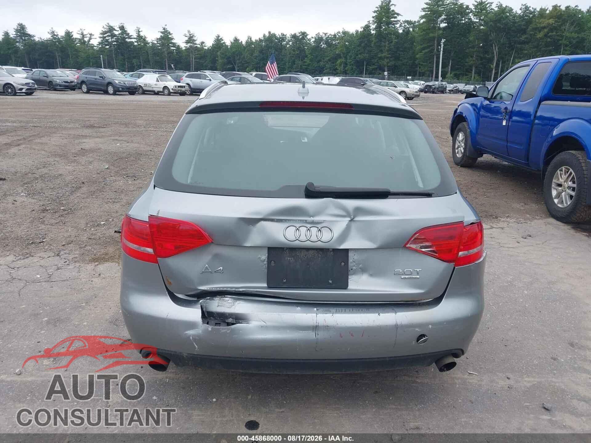 AUDI A4 2011 - WAUSFAFL4BA080007