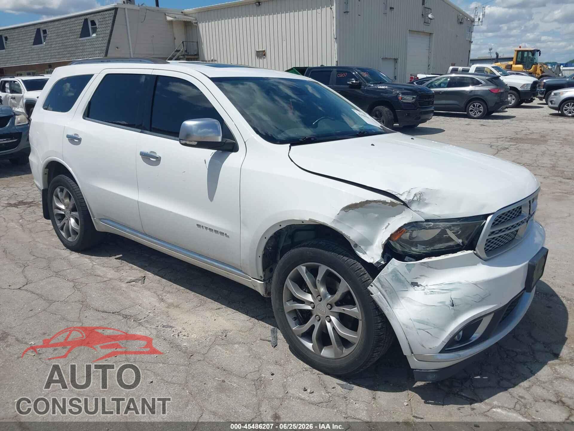 DODGE DURANGO 2016 - 1C4RDJEG3GC398160