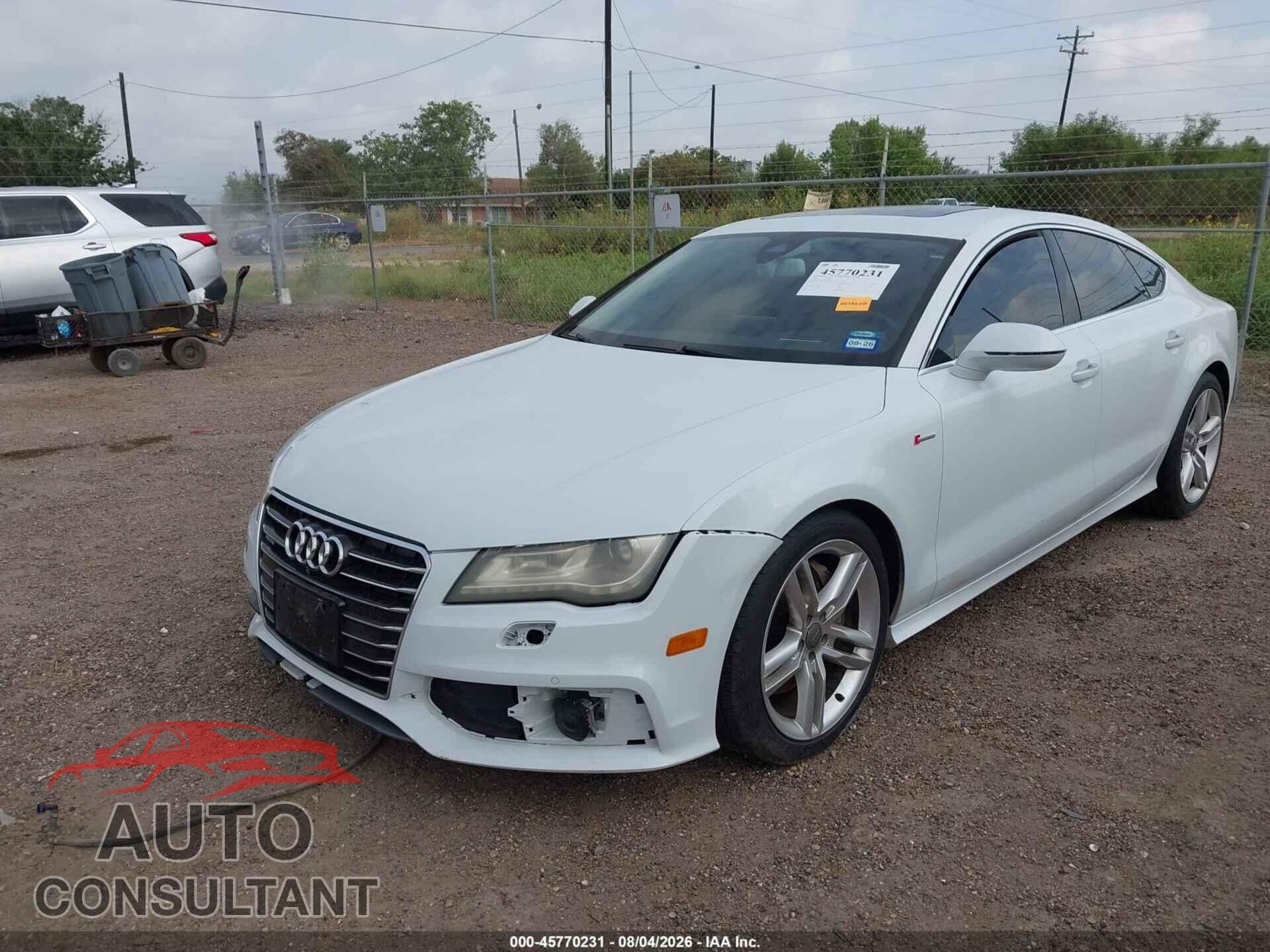 AUDI A7 2013 - WAU3GAFC0DN036227