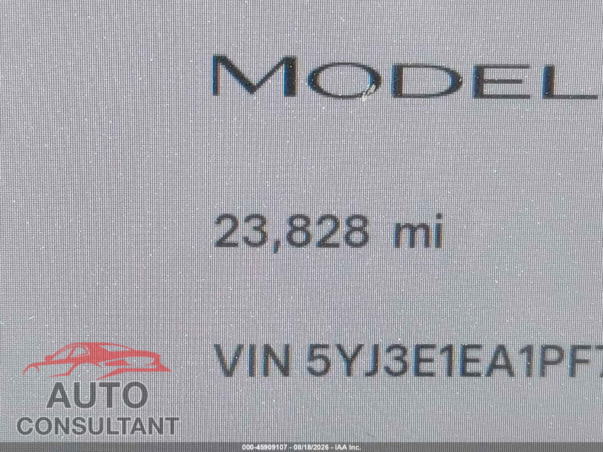 TESLA MODEL 3 2023 - 5YJ3E1EA1PF700191