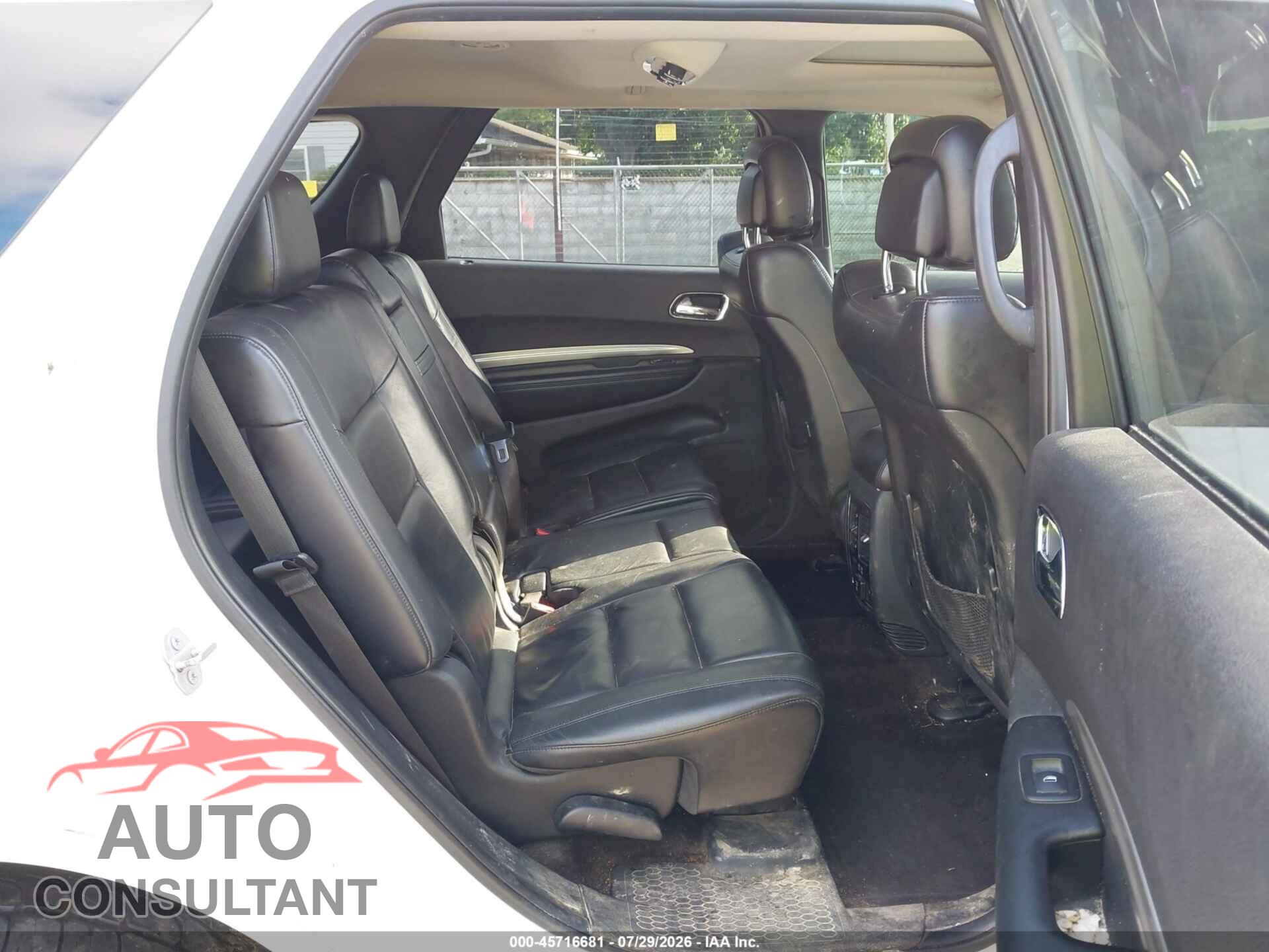 DODGE DURANGO 2017 - 1C4RDJDGXHC961059