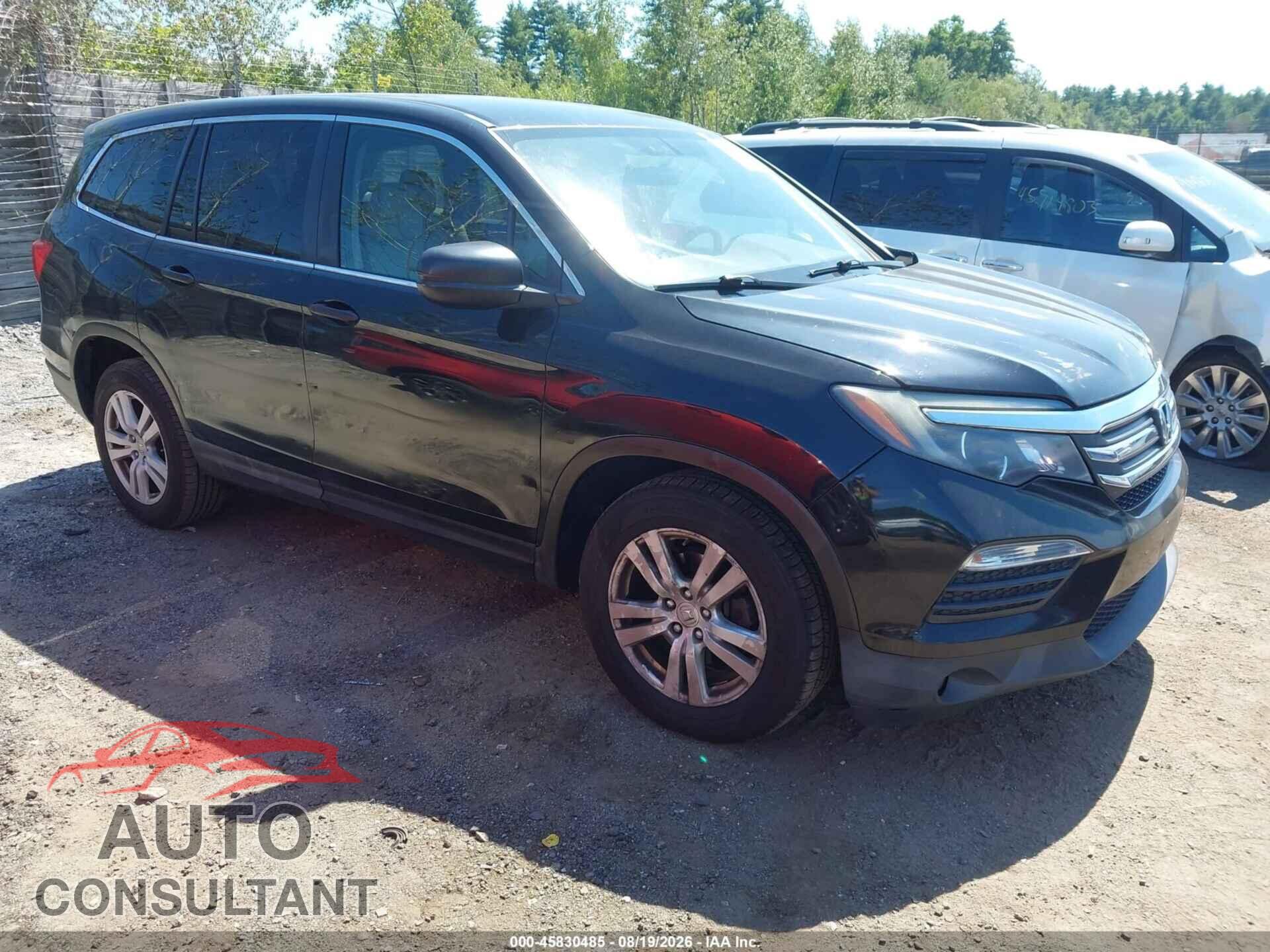 HONDA PILOT 2016 - 5FNYF6H13GB005299