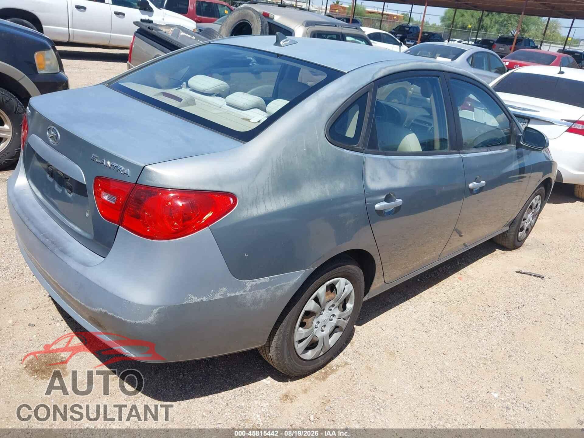 HYUNDAI ELANTRA 2009 - KMHDU46D89U756880