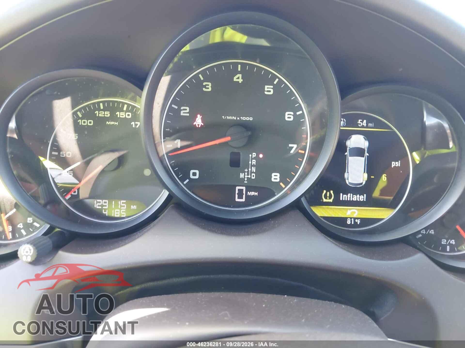 PORSCHE CAYENNE 2012 - WP1AA2A21CLA08994