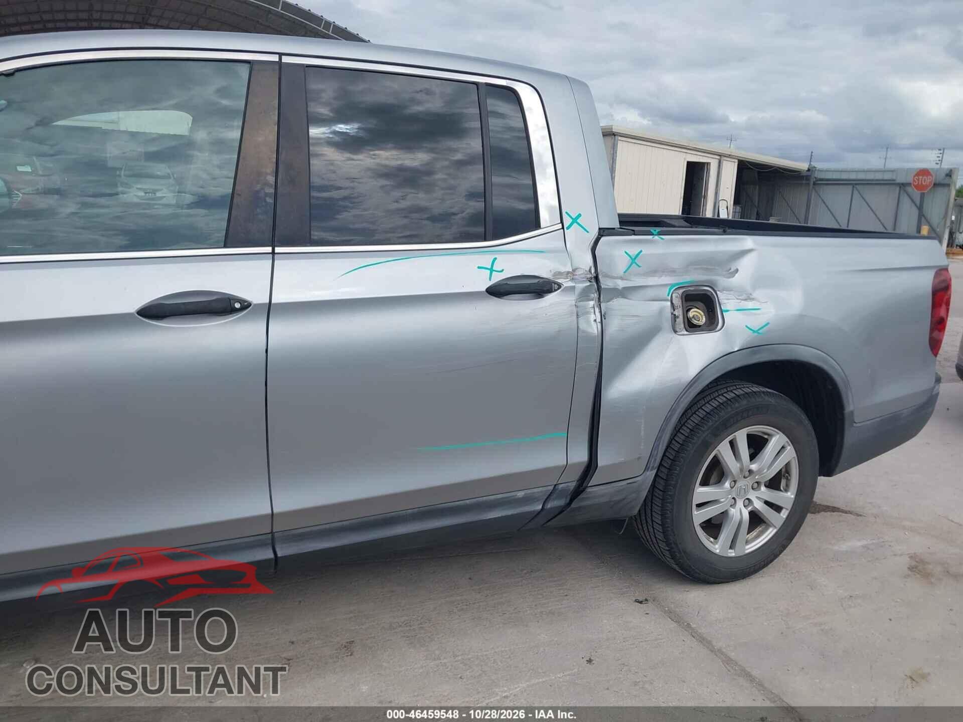 HONDA RIDGELINE 2017 - 5FPYK2F20HB011800