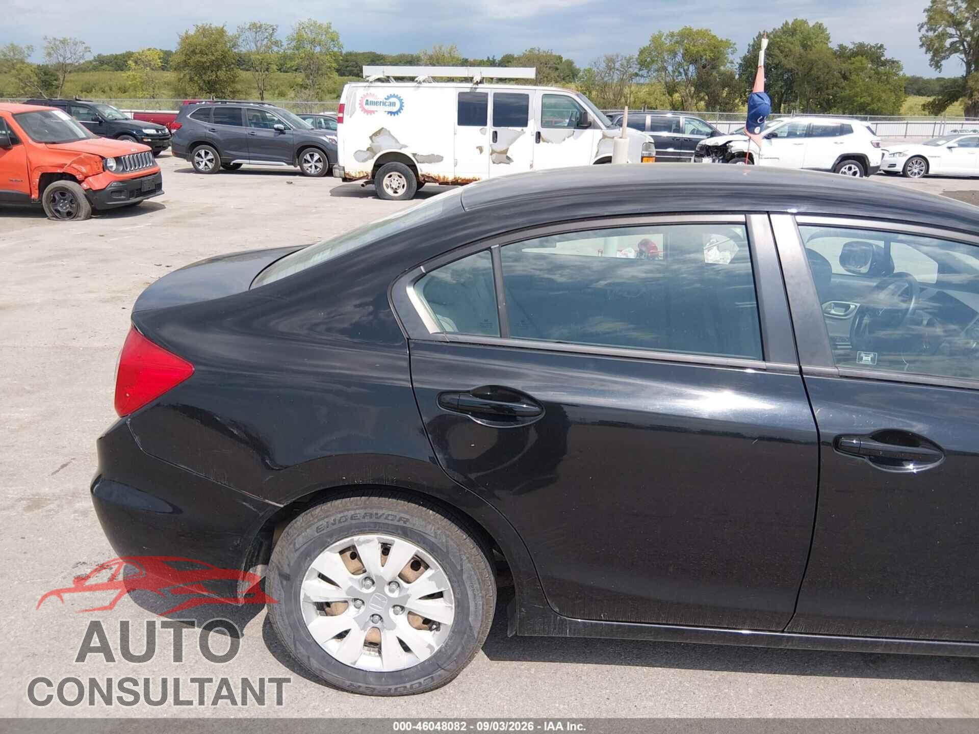 HONDA CIVIC 2012 - 19XFB2F53CE093952