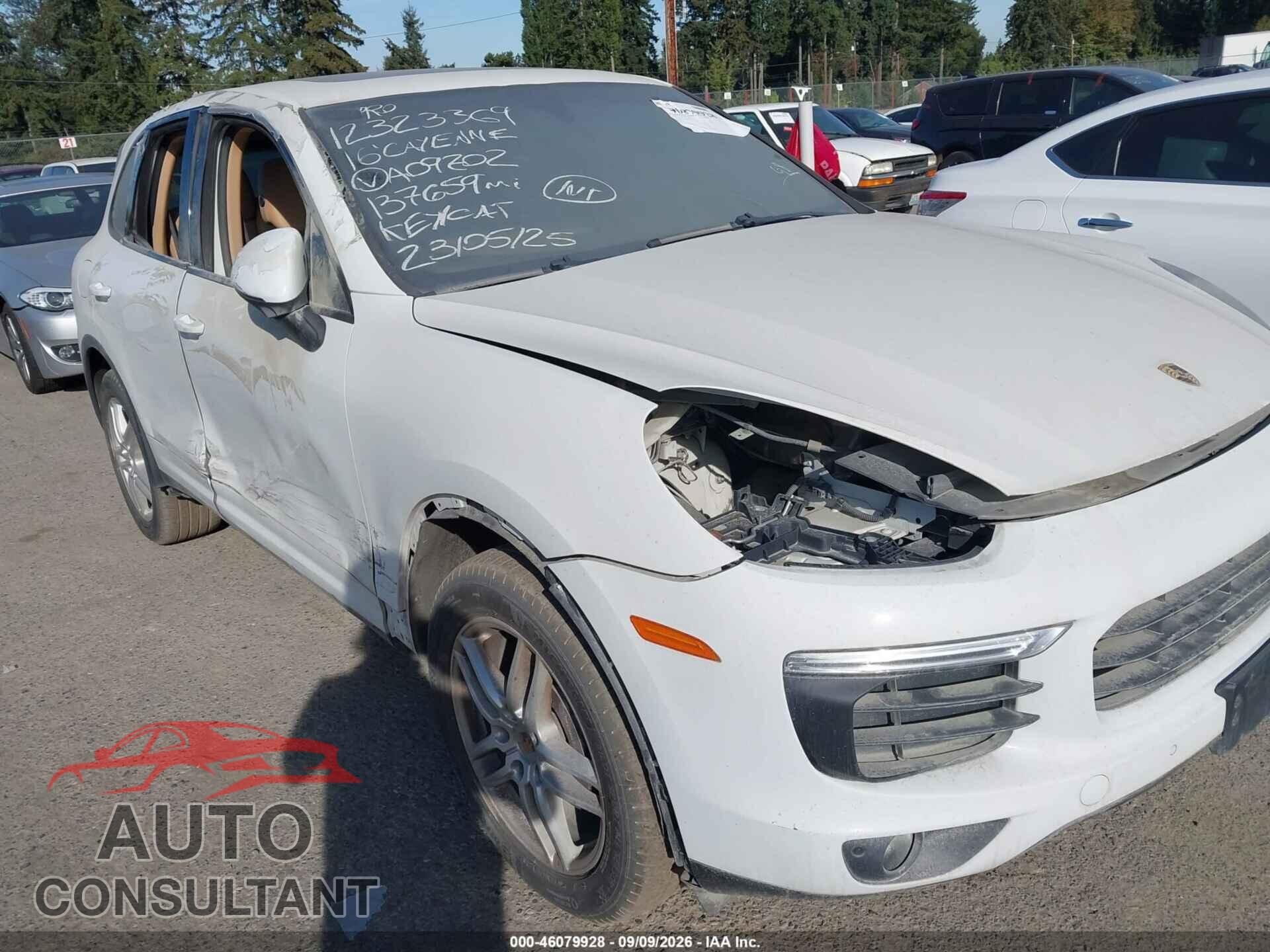 PORSCHE CAYENNE 2016 - WP1AA2A23GLA09702