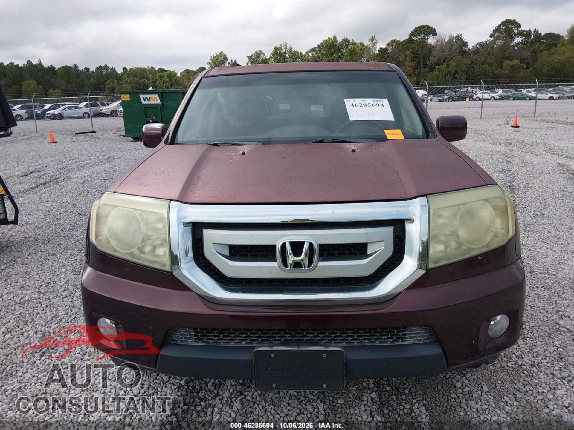 HONDA PILOT 2011 - 5FNYF3H90BB035096