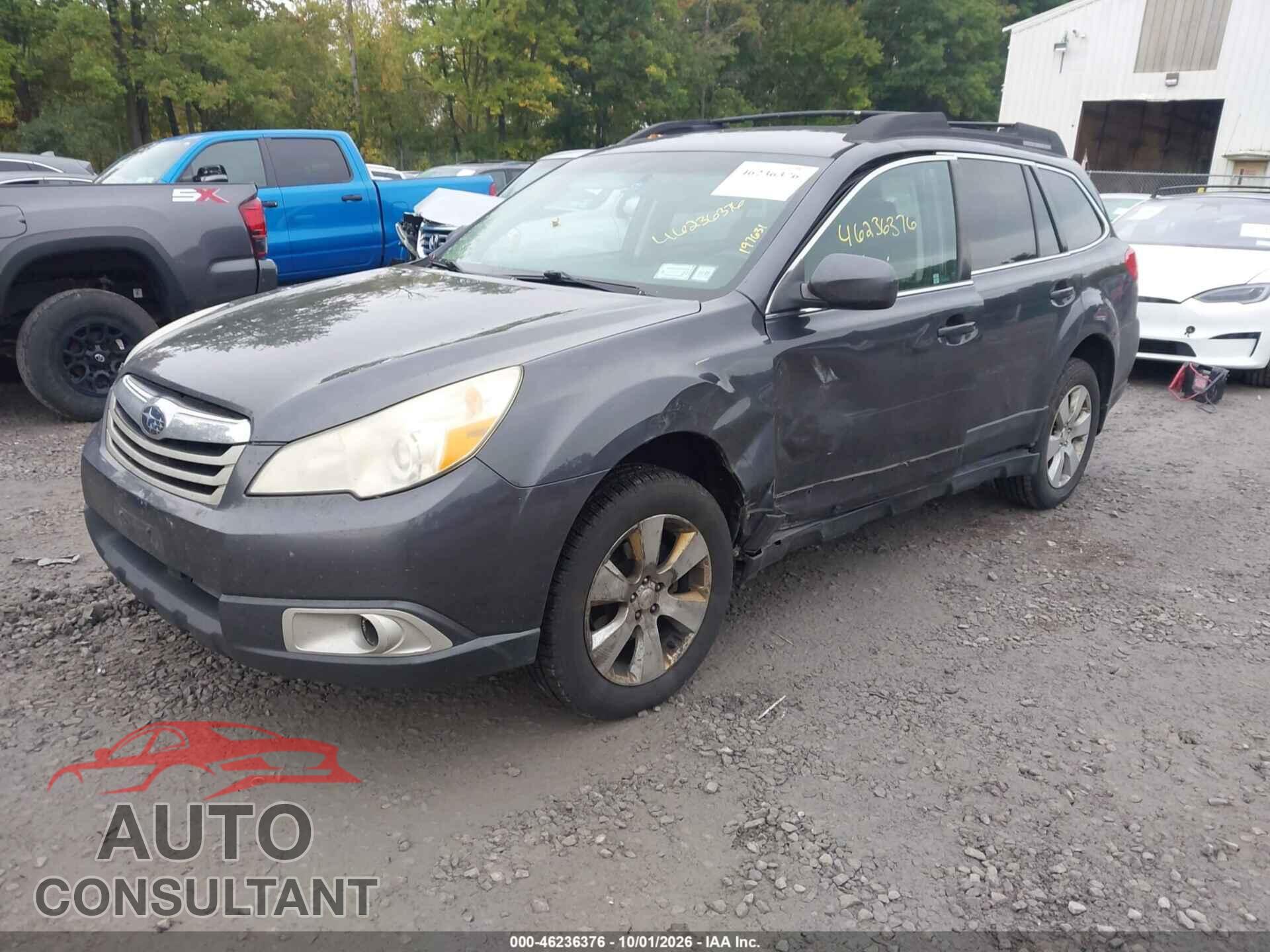 SUBARU OUTBACK 2011 - 4S4BRBCC0B3439194