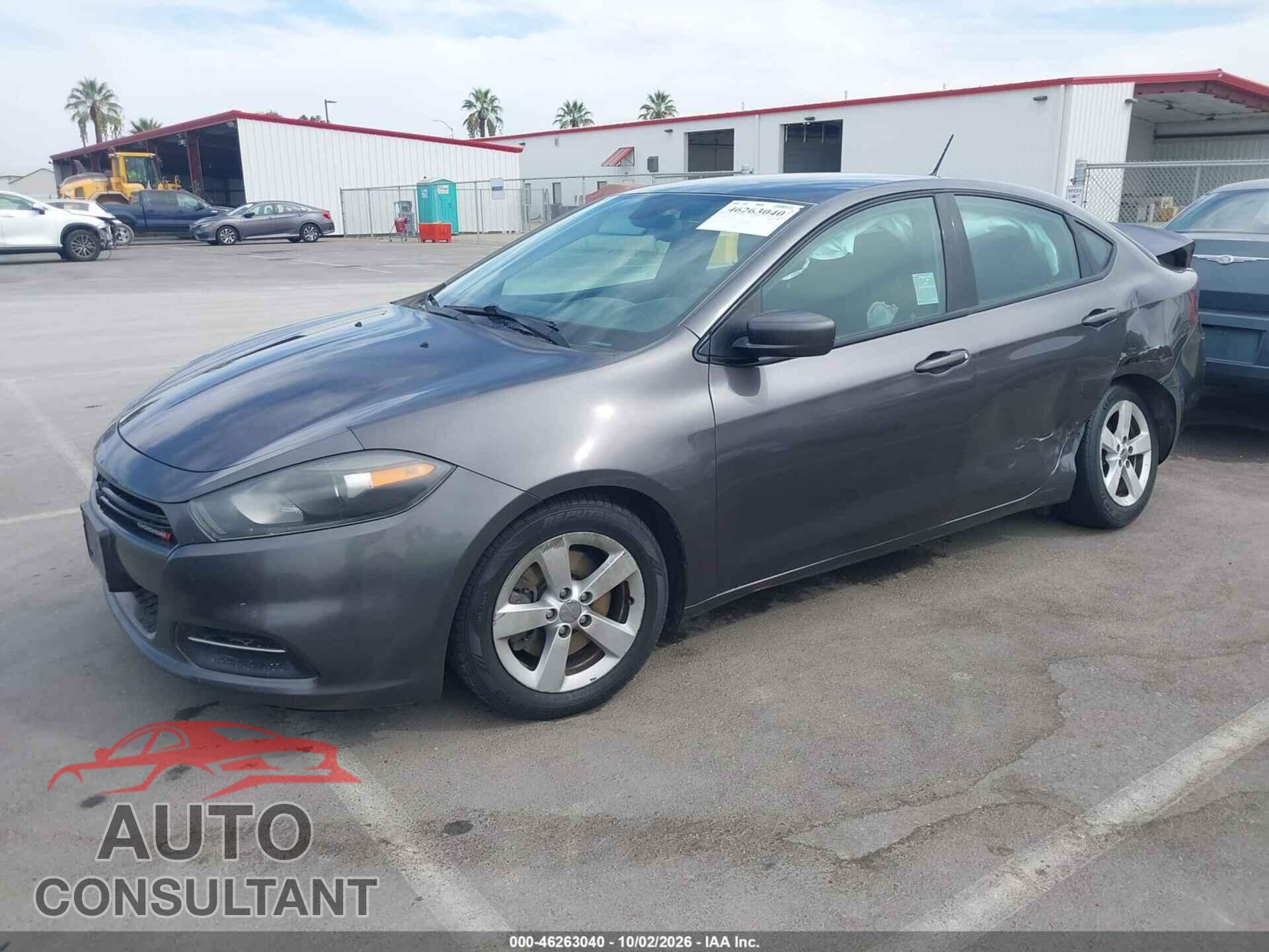 DODGE DART 2016 - 1C3CDFBB7GD732958