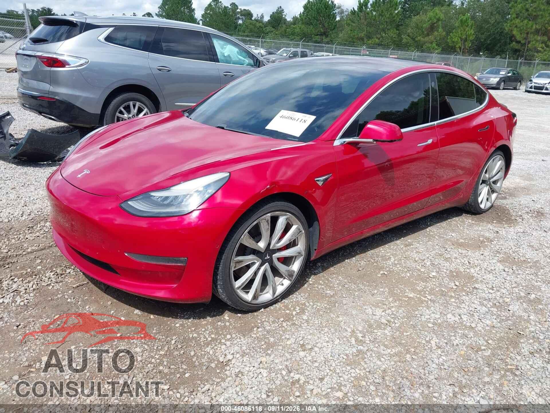 TESLA MODEL 3 2018 - 5YJ3E1EB9JF075409