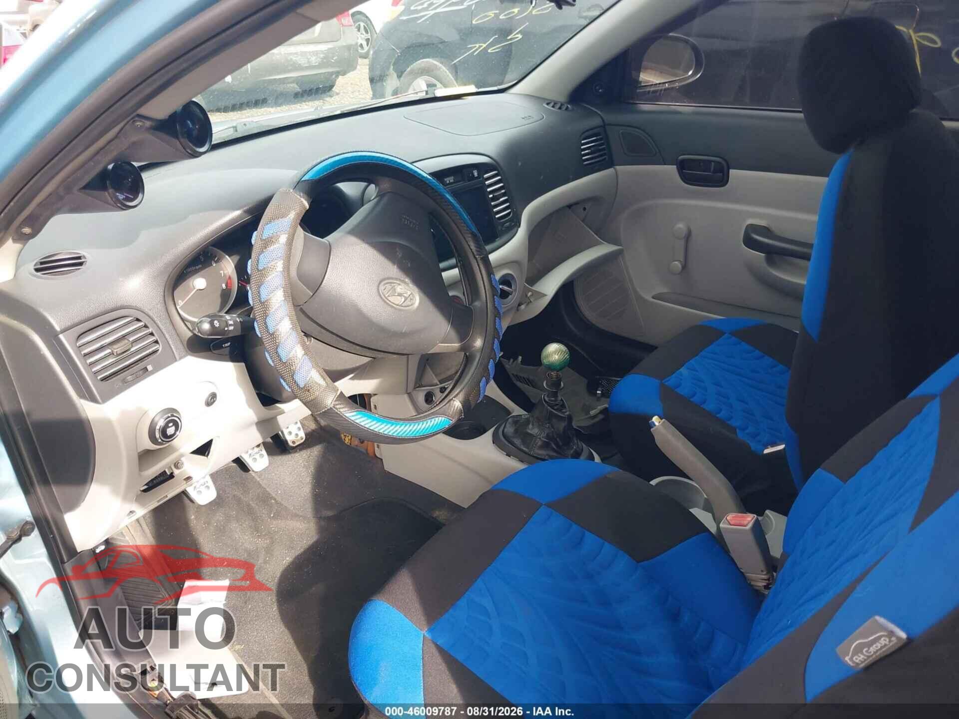 HYUNDAI ACCENT 2009 - KMHCM36C39U120543
