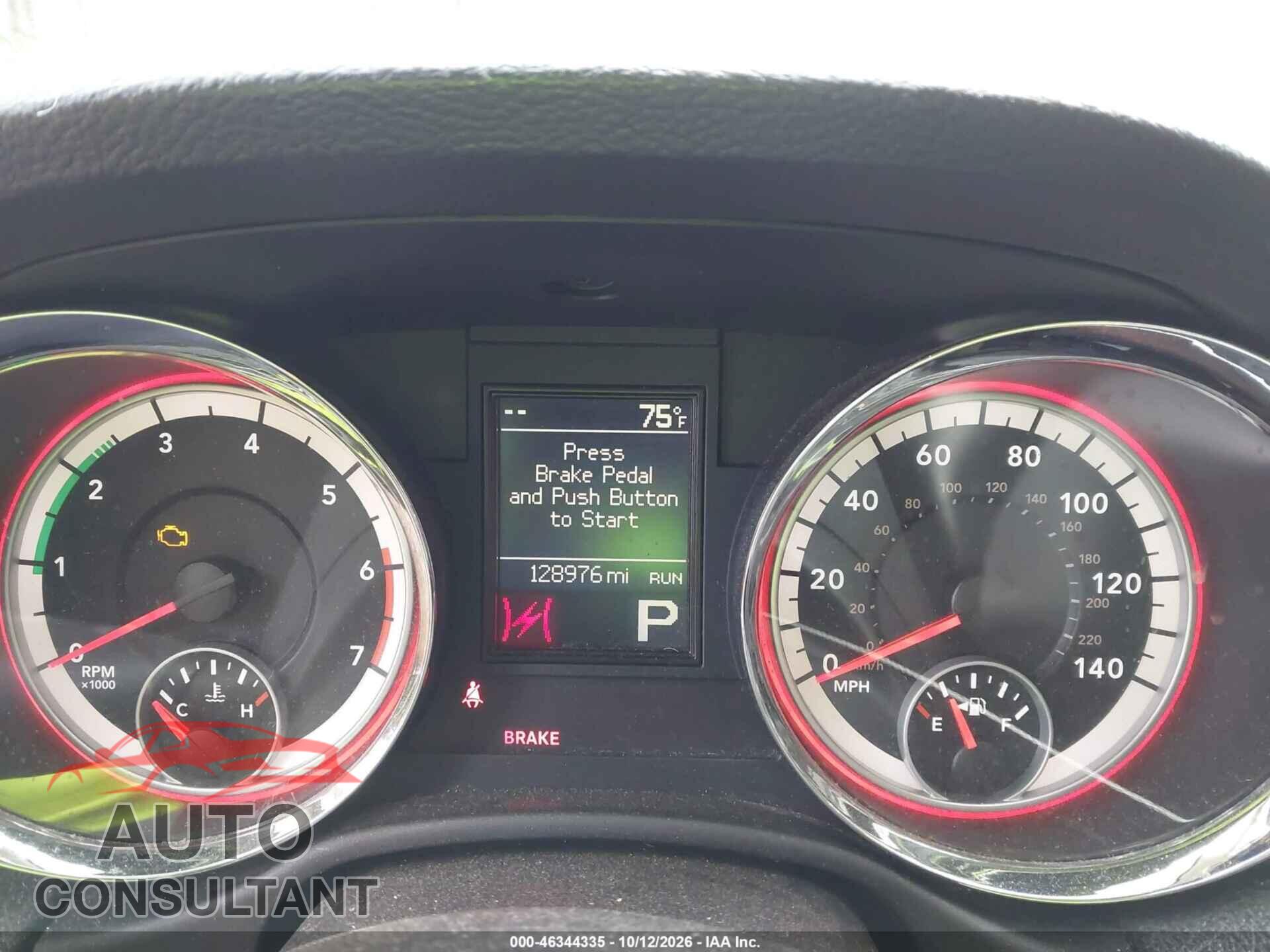 DODGE DURANGO 2012 - 1C4SDHCT4CC260017