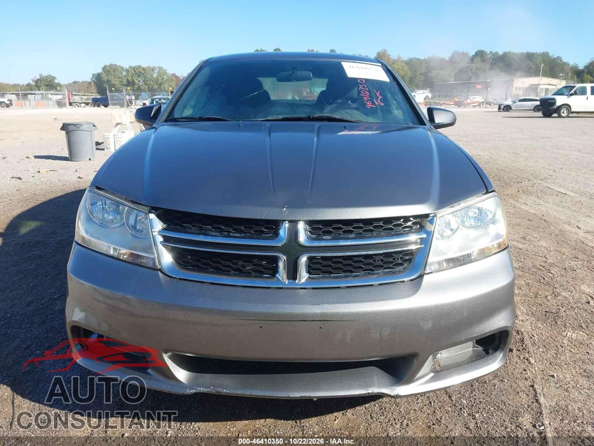 DODGE AVENGER 2013 - 1C3CDZAG0DN772402
