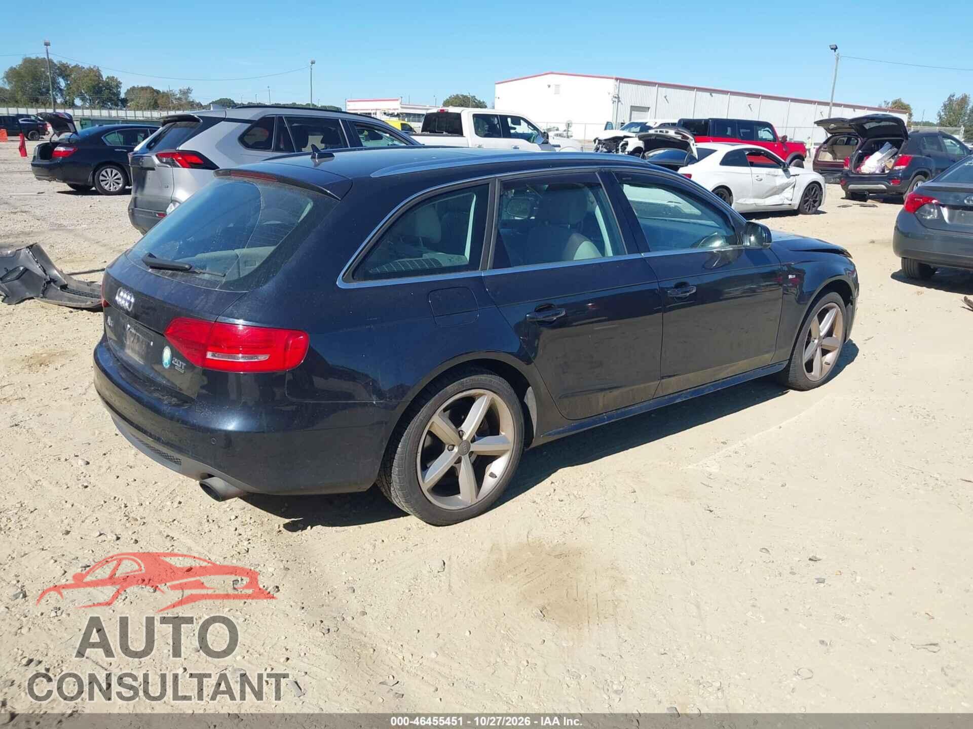 AUDI A4 2012 - WAUWFAFL1CA112933