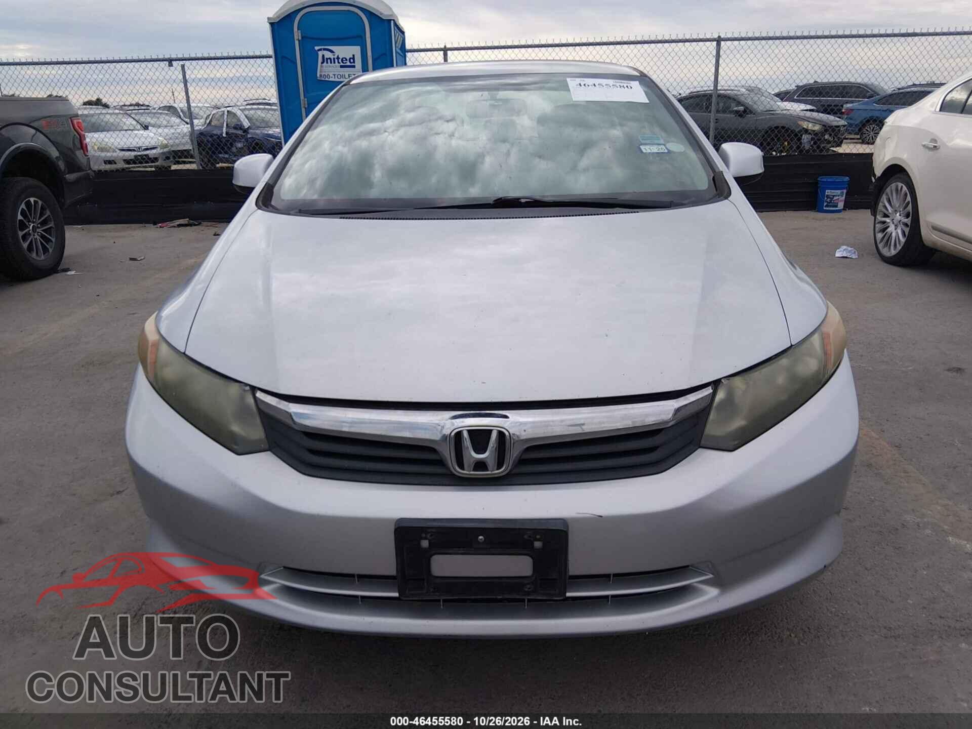 HONDA CIVIC 2012 - 2HGFB2E56CH513713