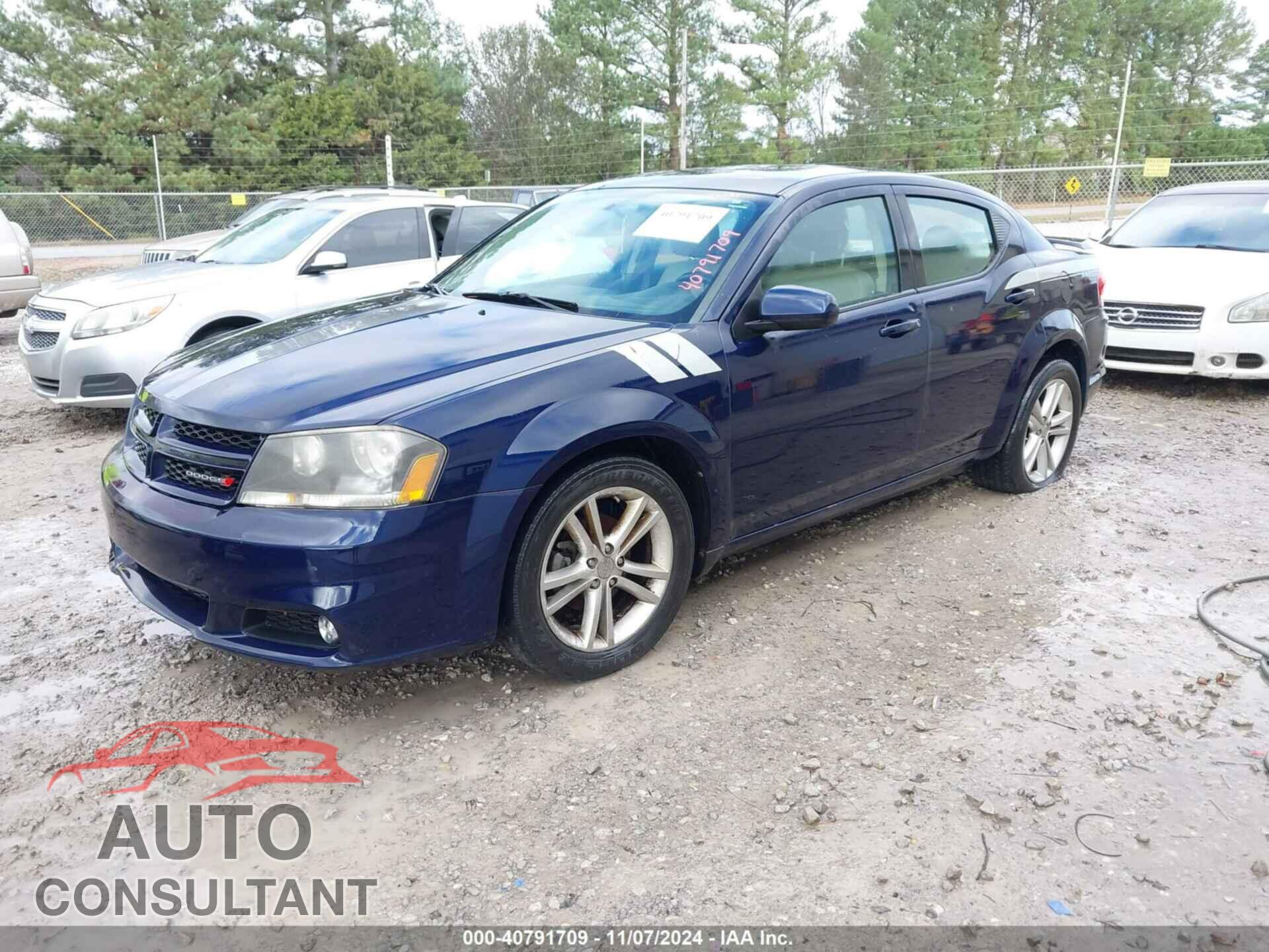 DODGE AVENGER 2013 - 1C3CDZCB6DN772874