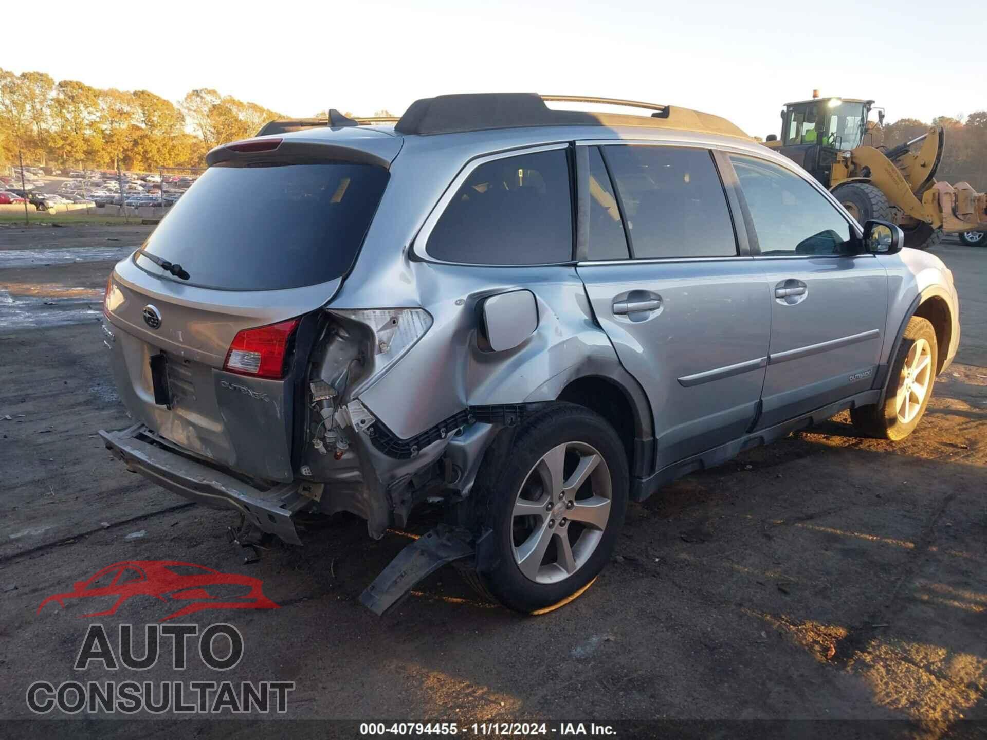 SUBARU OUTBACK 2013 - 4S4BRBKC4D3319239