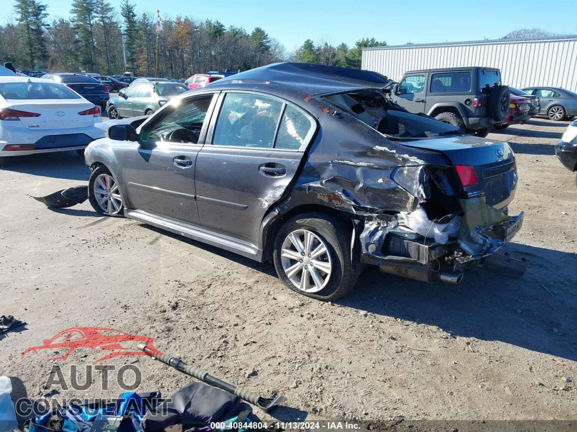 SUBARU LEGACY 2012 - 4S3BMCB66C3027996