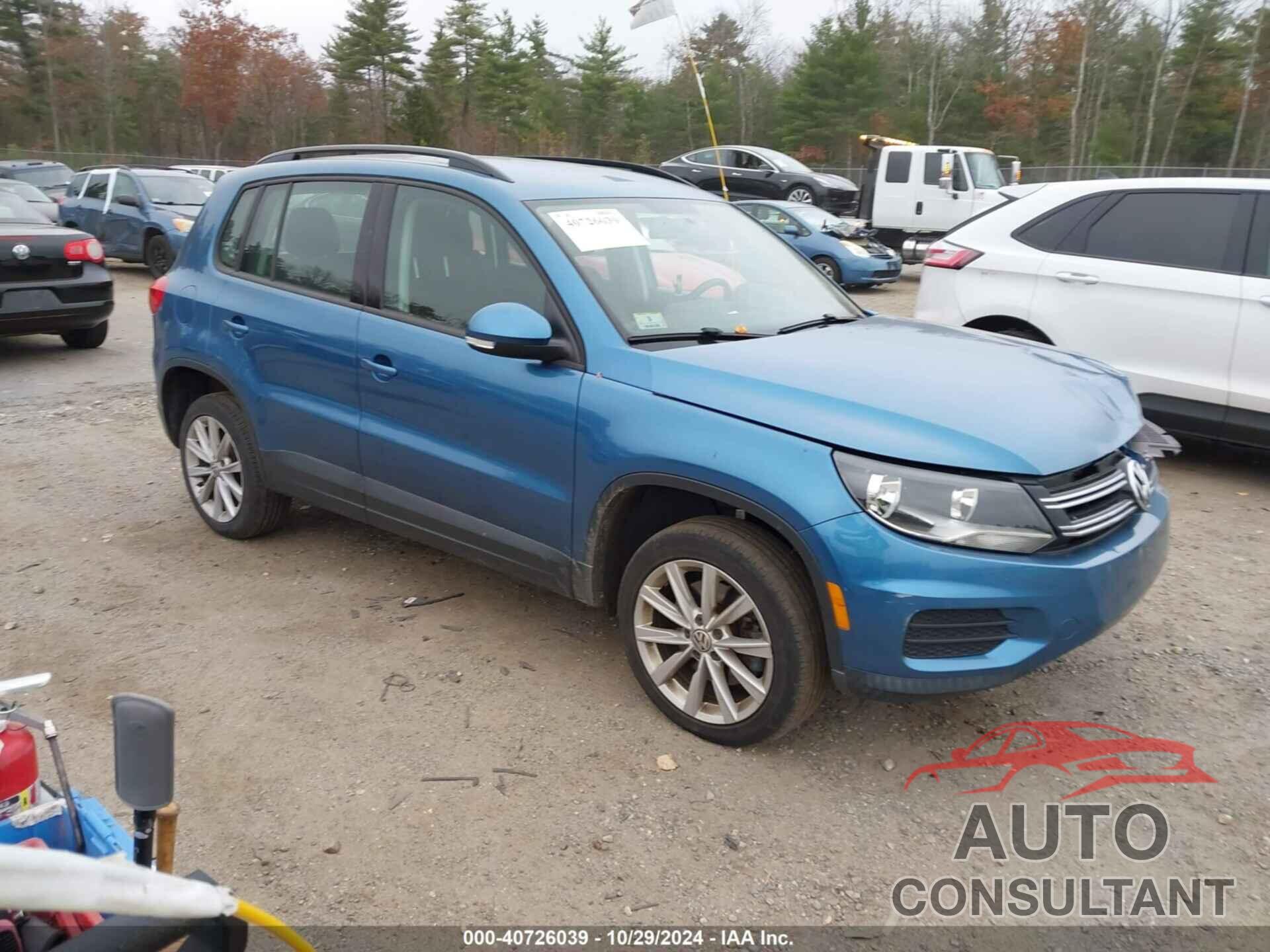 VOLKSWAGEN TIGUAN 2017 - WVGAV7AXXHK045341