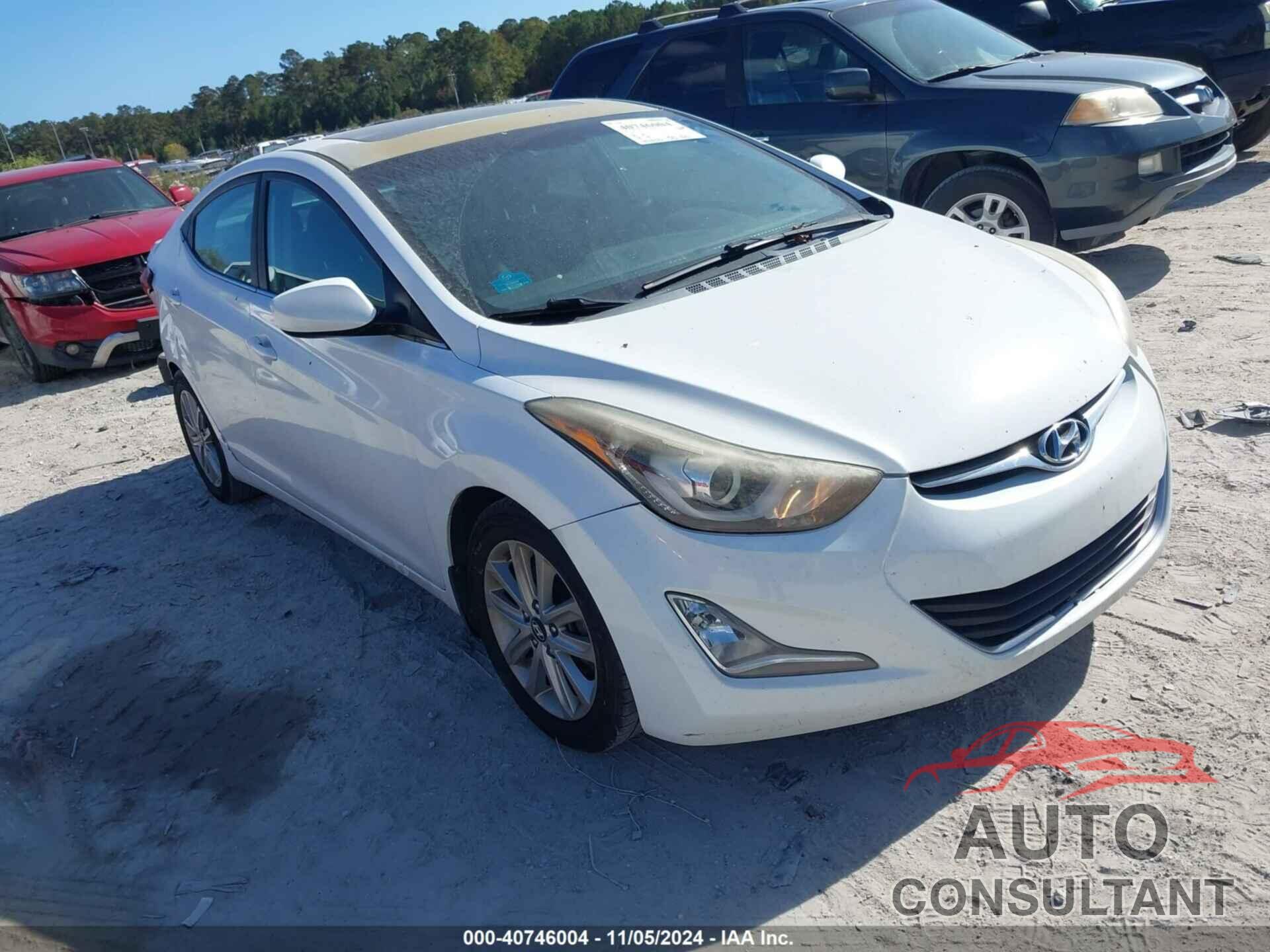 HYUNDAI ELANTRA 2015 - 5NPDH4AE5FH608717