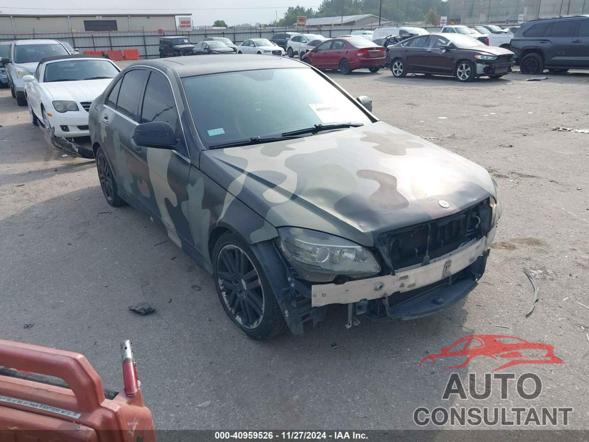 MERCEDES-BENZ C 300 2009 - WDDGF54X09R046377