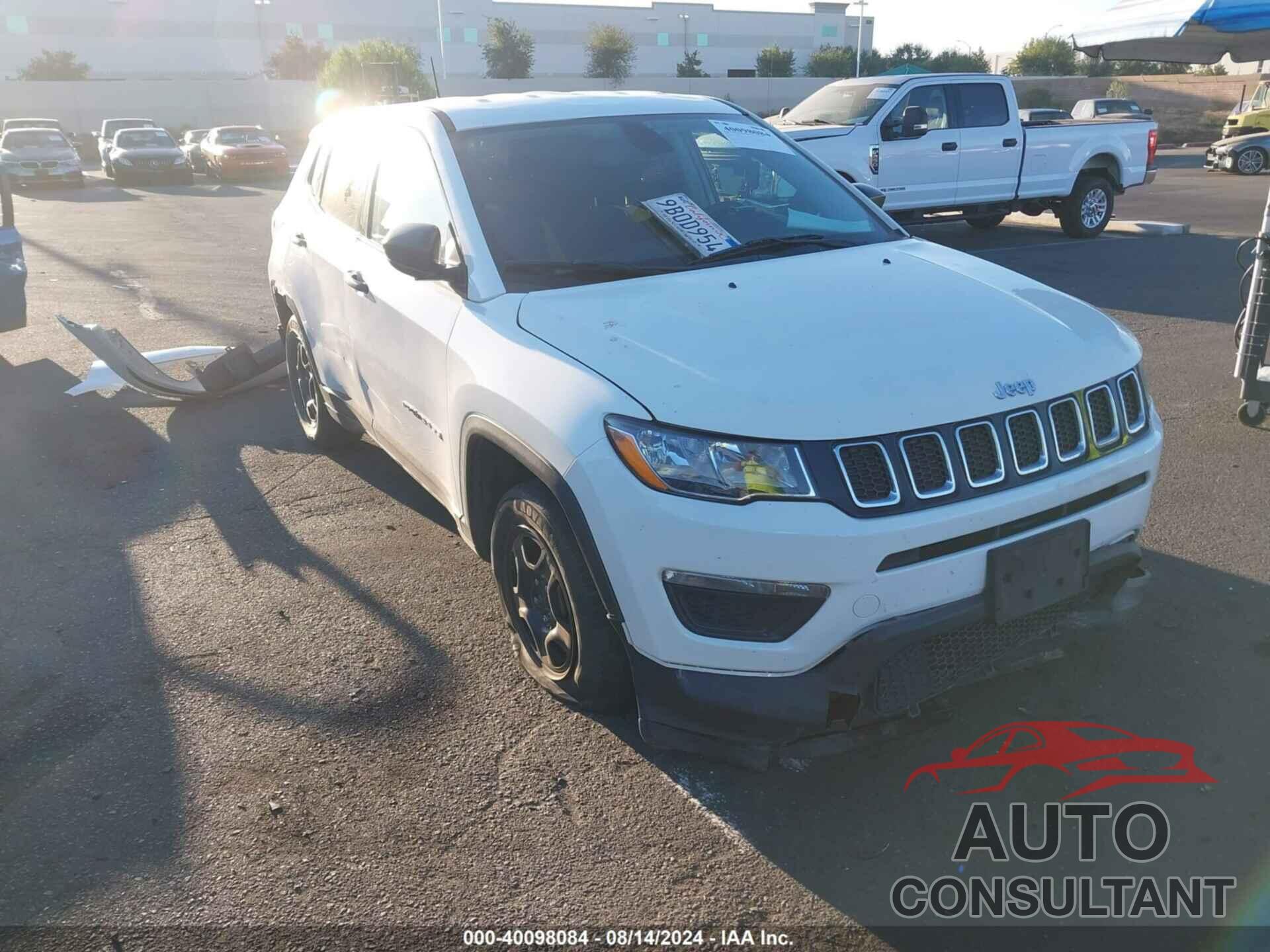 JEEP COMPASS 2019 - 3C4NJCAB5KT782337