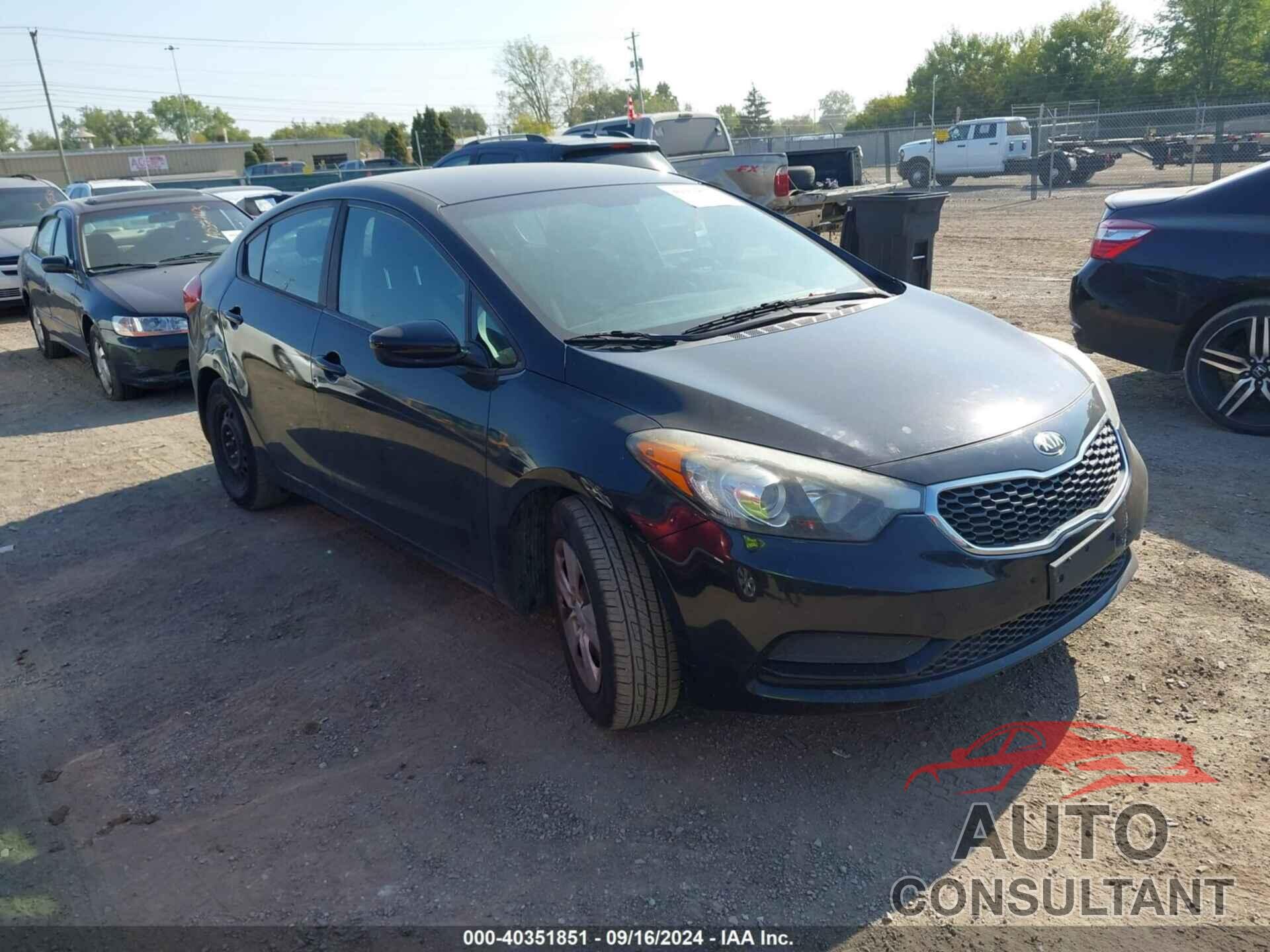 KIA FORTE 2016 - KNAFK4A61G5507028