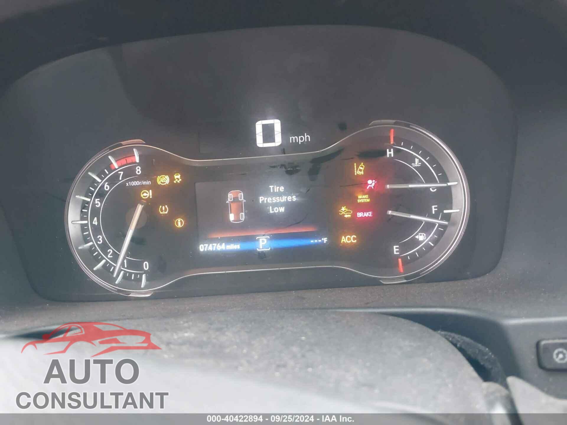 HONDA PILOT 2016 - 5FNYF6H95GB105247