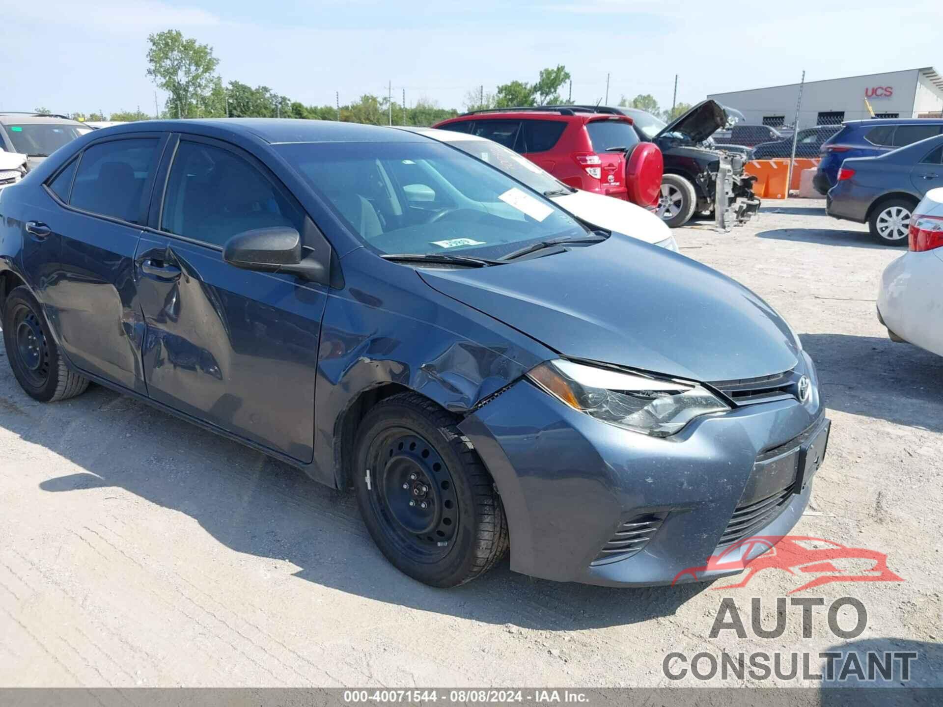 TOYOTA COROLLA 2016 - 5YFBURHE2GP421929